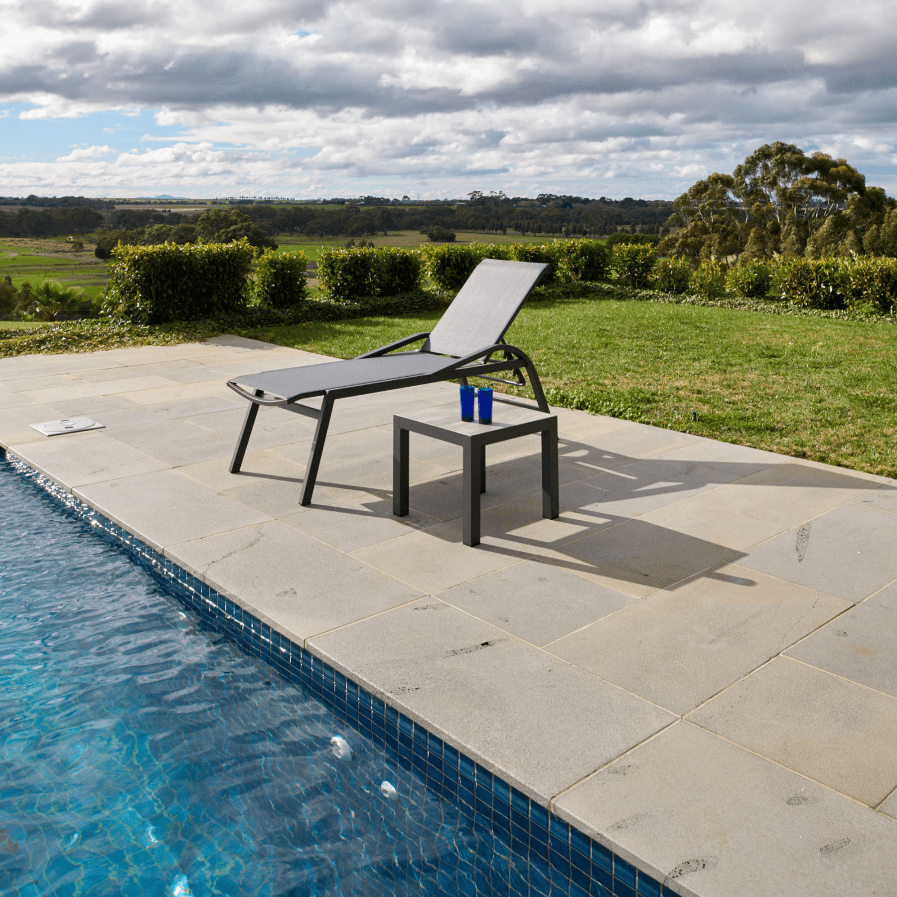 Florida Sling Outdoor Sunlounge - 2 colour options - Lume Outdoor Living