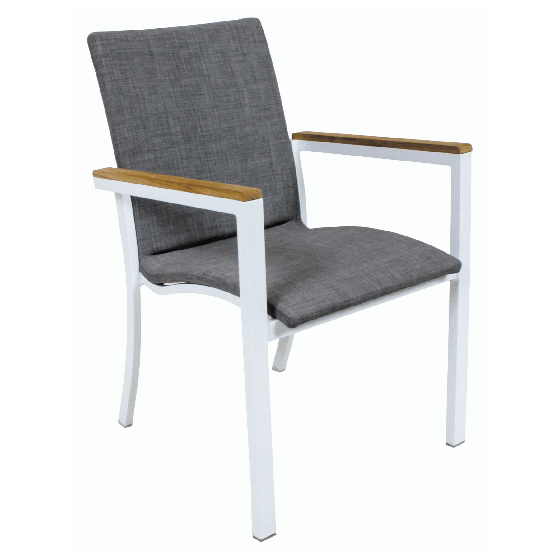 Martini Outdoor Dining Chair - white - Lume Outdoor Living