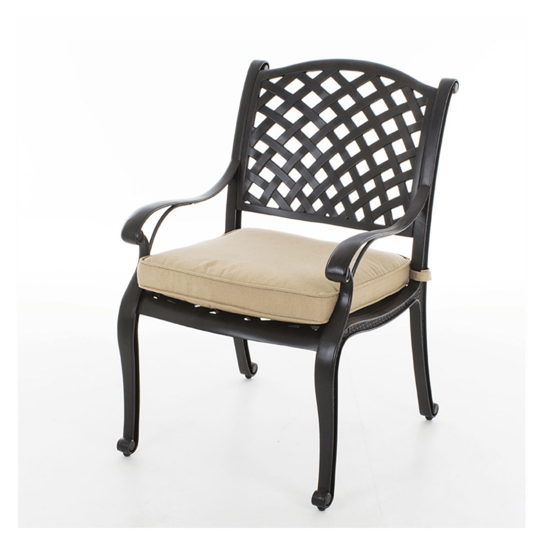 Nassau Cast Aluminium Dining Chair - Lume Outdoor Living
