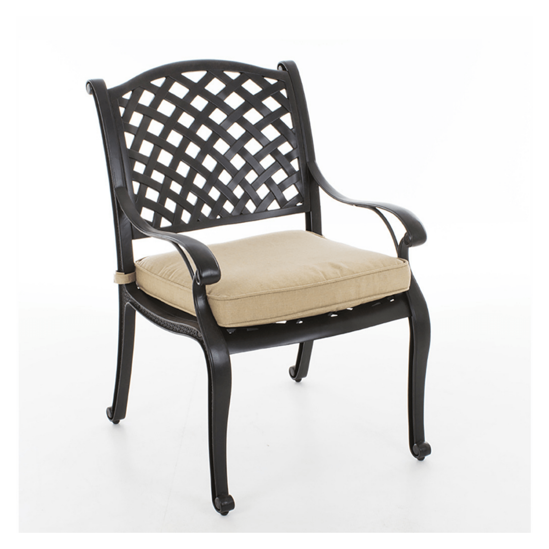 Nassau Cast Aluminium Dining Chair - Lume Outdoor Living