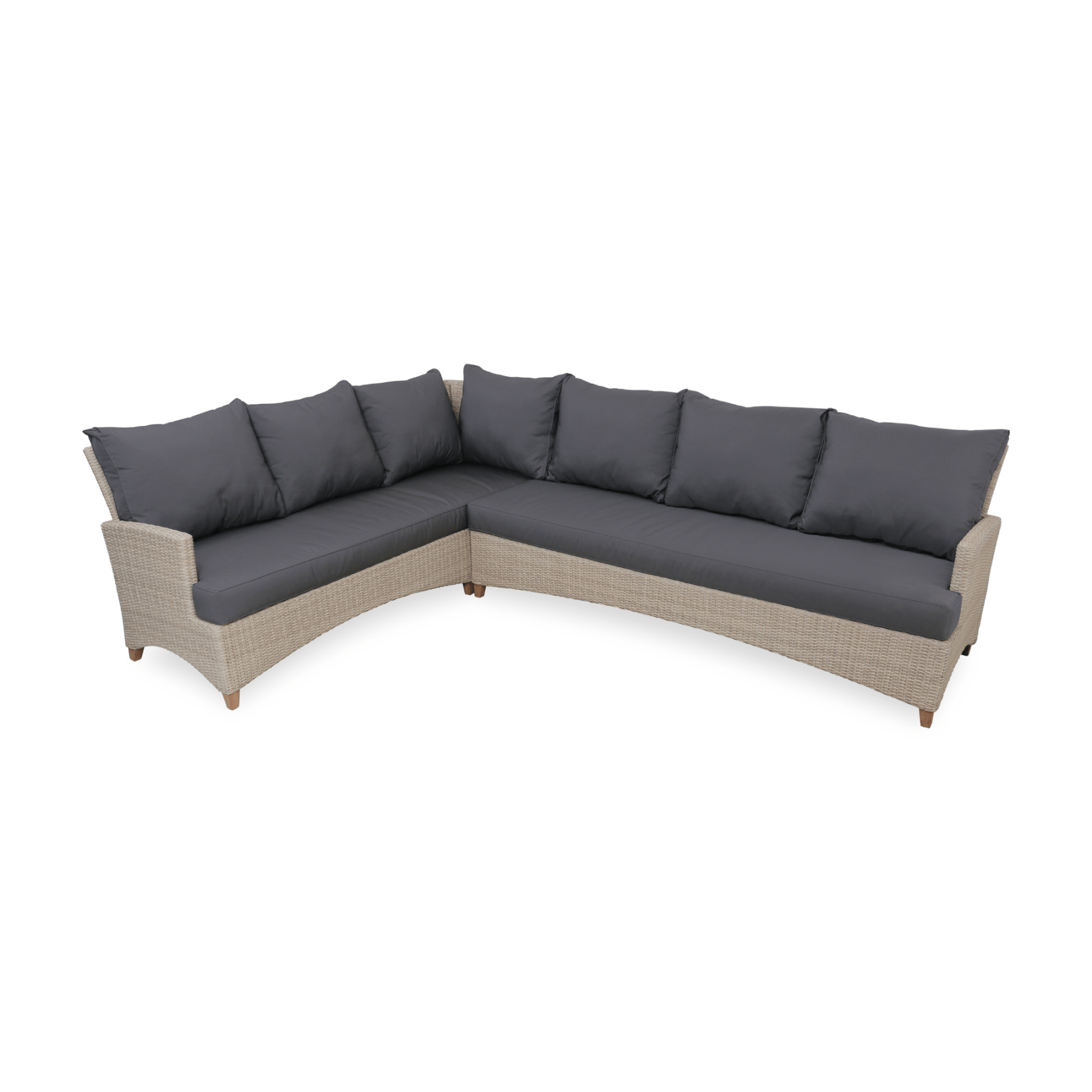 Venice Wicker Corner Lounge Set - Lume Outdoor Living