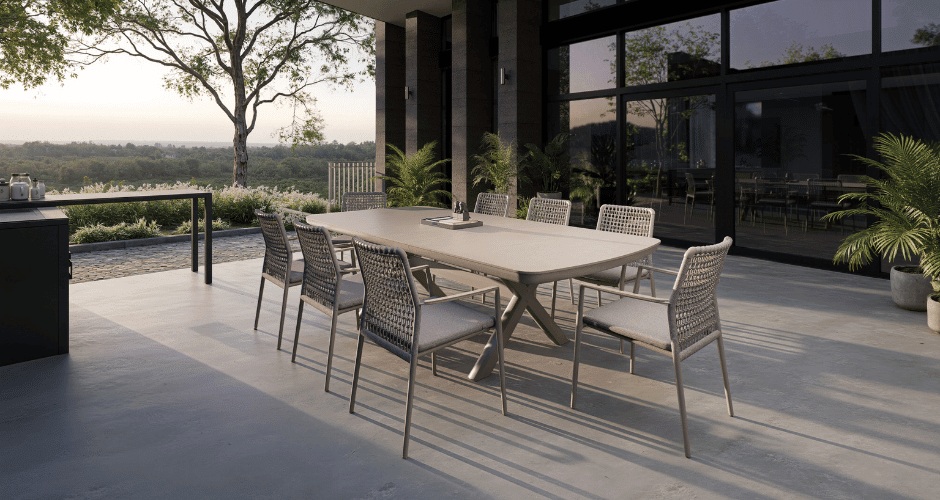Aluminium Outdoor Dining Settings: Durability Meets Design - Lume Outdoor Living