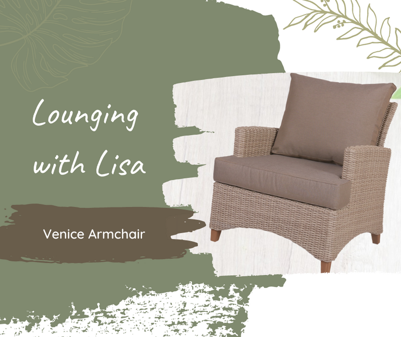 Lounging with Lisa - Venice armchair