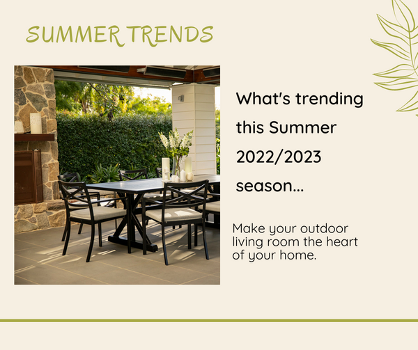 What's trending in outdoor furniture this Summer