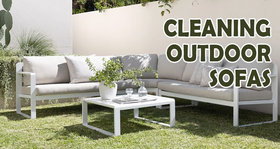 cleaning outdoor sofas