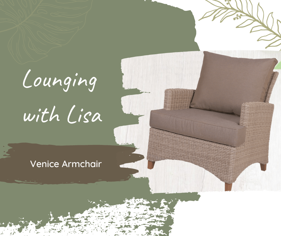 Lounging with Lisa - Venice armchair - Lume Outdoor Living