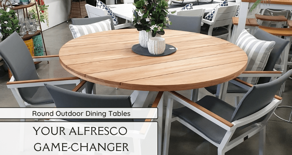 Round Outdoor Dining Tables: Your Alfresco Game-Changer - Lume Outdoor Living
