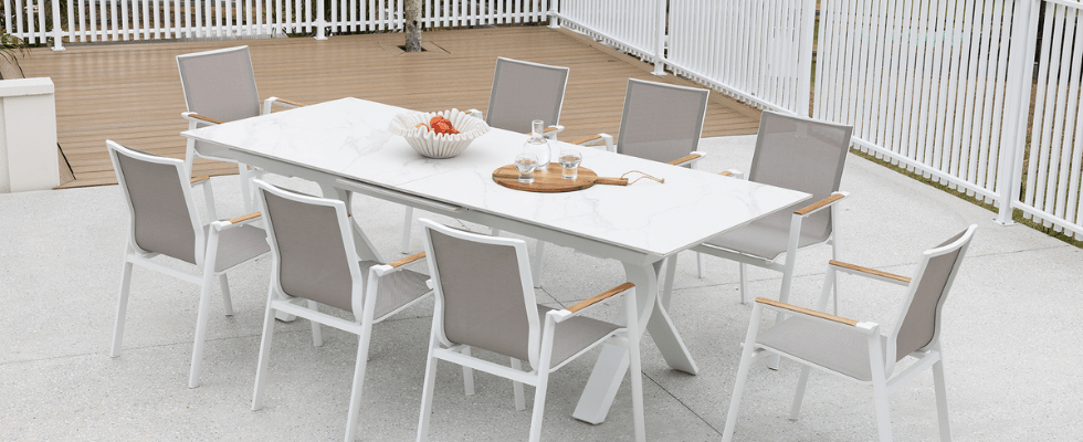 Top 5 Extendable Outdoor Dining Table Styles for Brisbane Entertaining - Lume Outdoor Living
