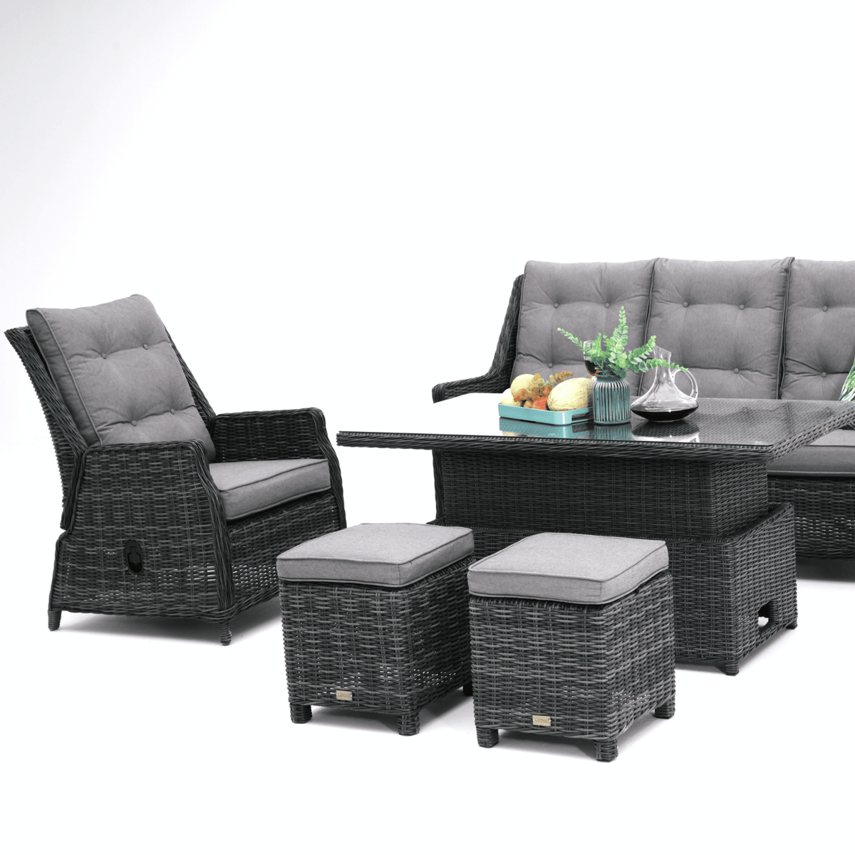 Swiss Wicker Outdoor Lounge Collection - Lume Outdoor Living