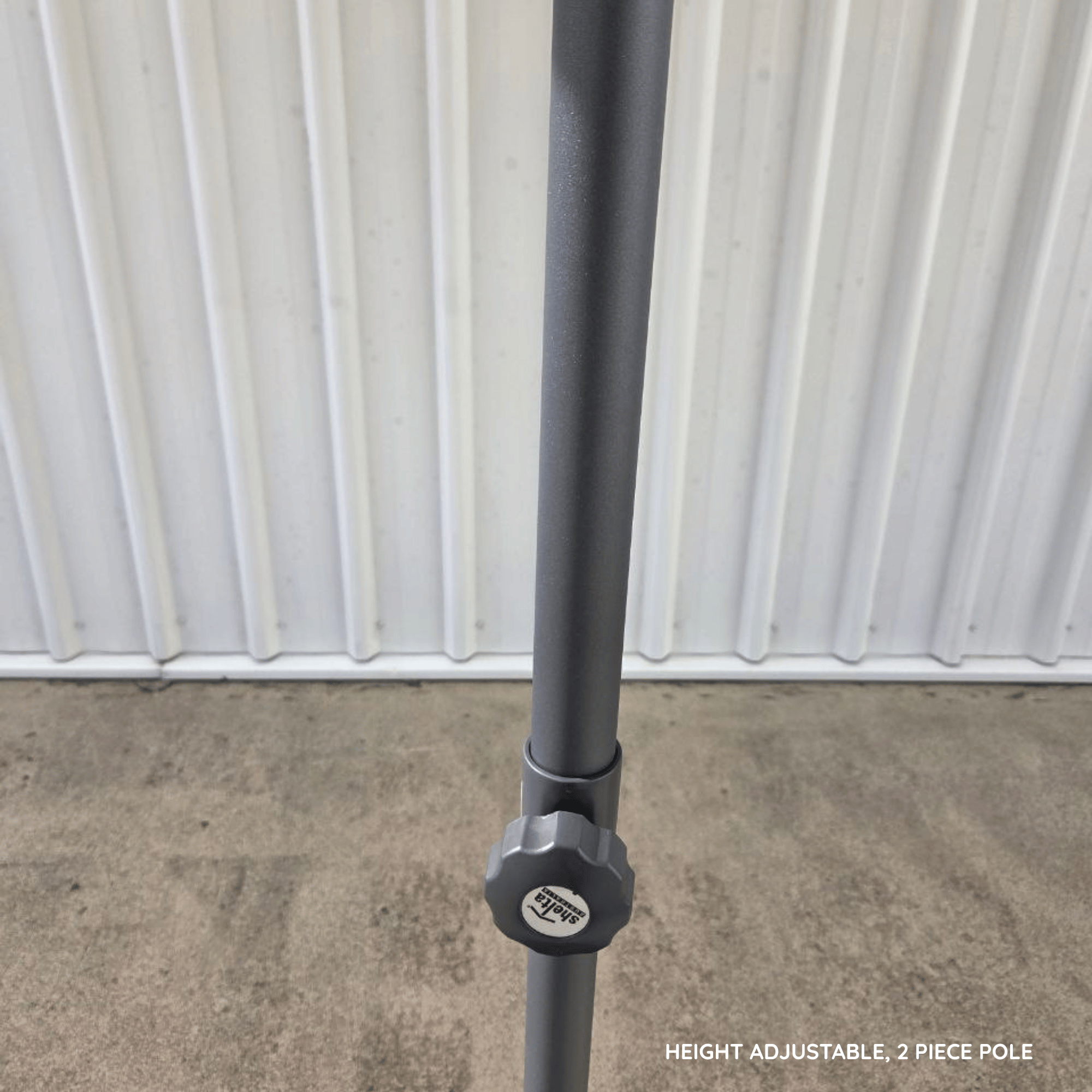 Mira 270cm Hexagonal Centre-post Umbrella by Shelta Australia