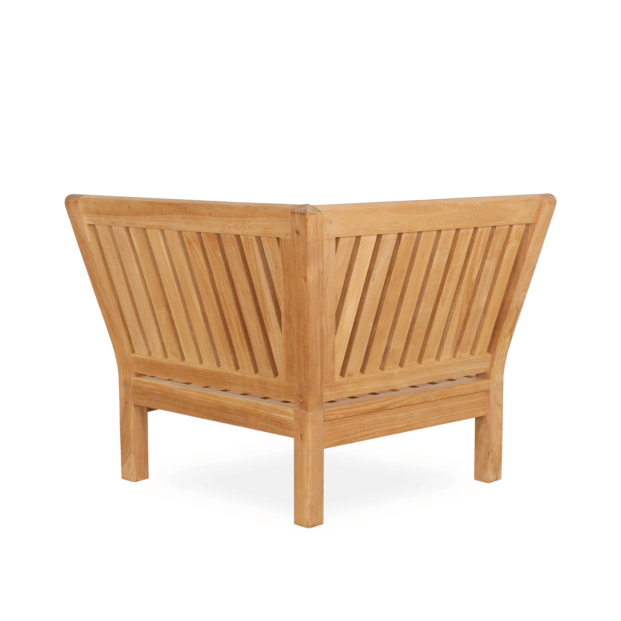 Fiji Corner Lounge Chair - Wheat Fabric