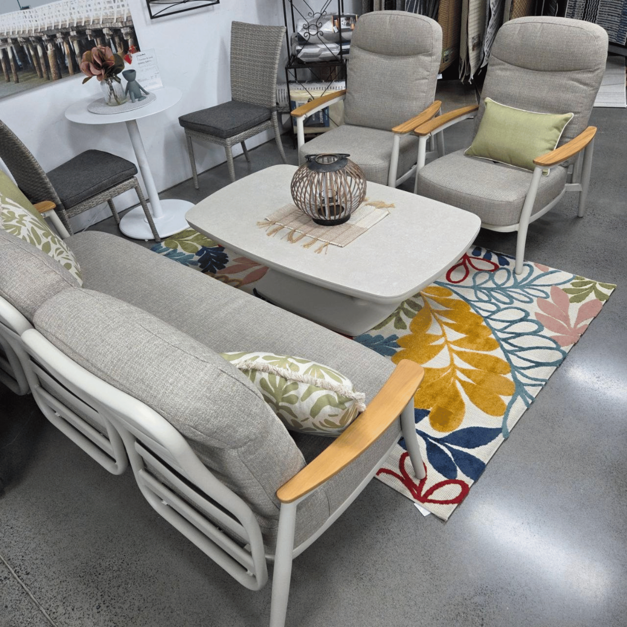 Lennox 4-piece Reclining Outdoor Lounge Setting