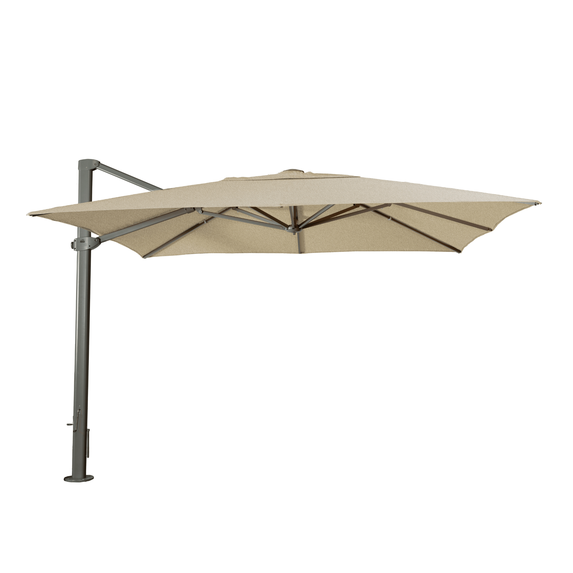 Asta 350cm Square Cantilever Umbrella - Wind-rated to 60kms