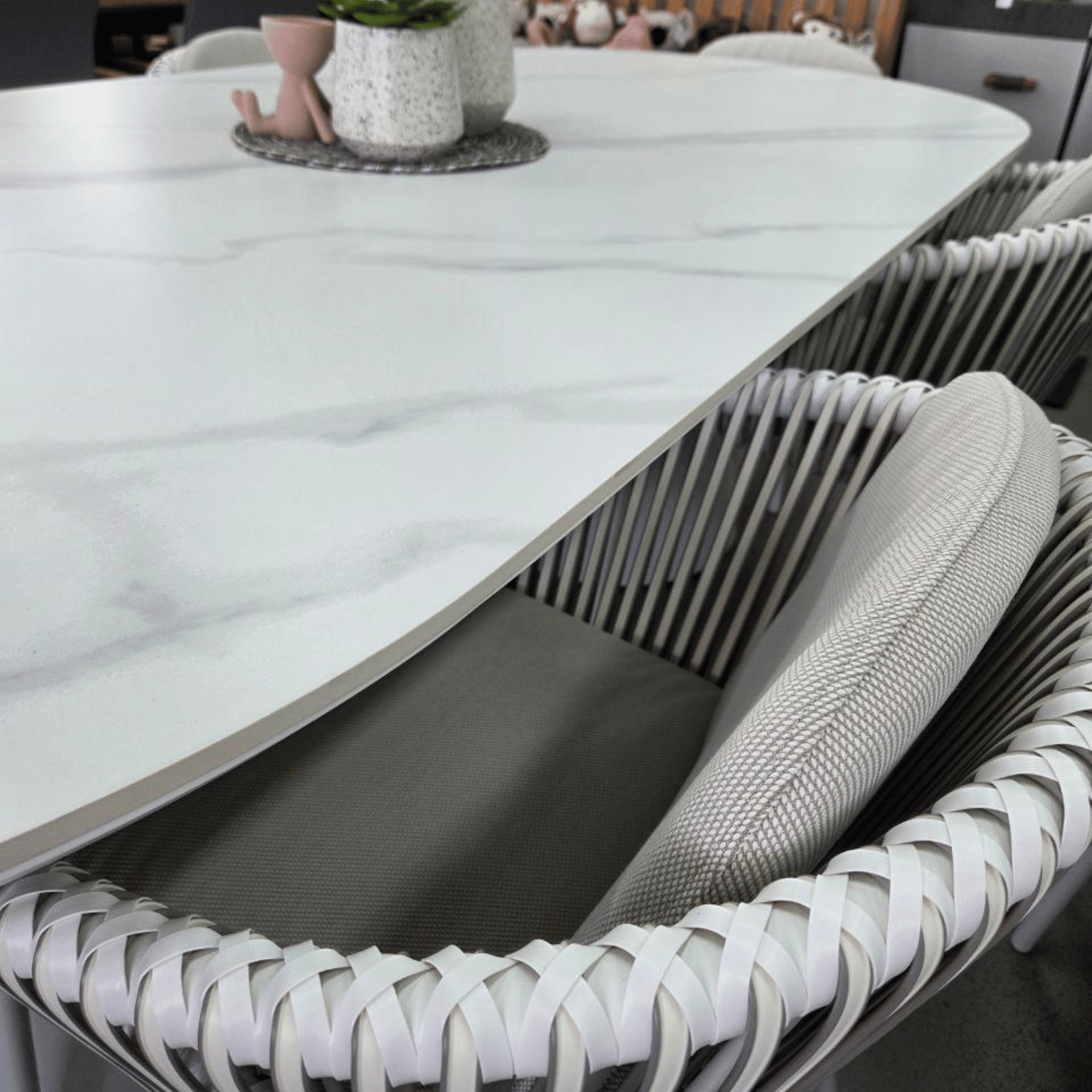 Ponte & Artemis 240x110cm 7pce Dining Setting