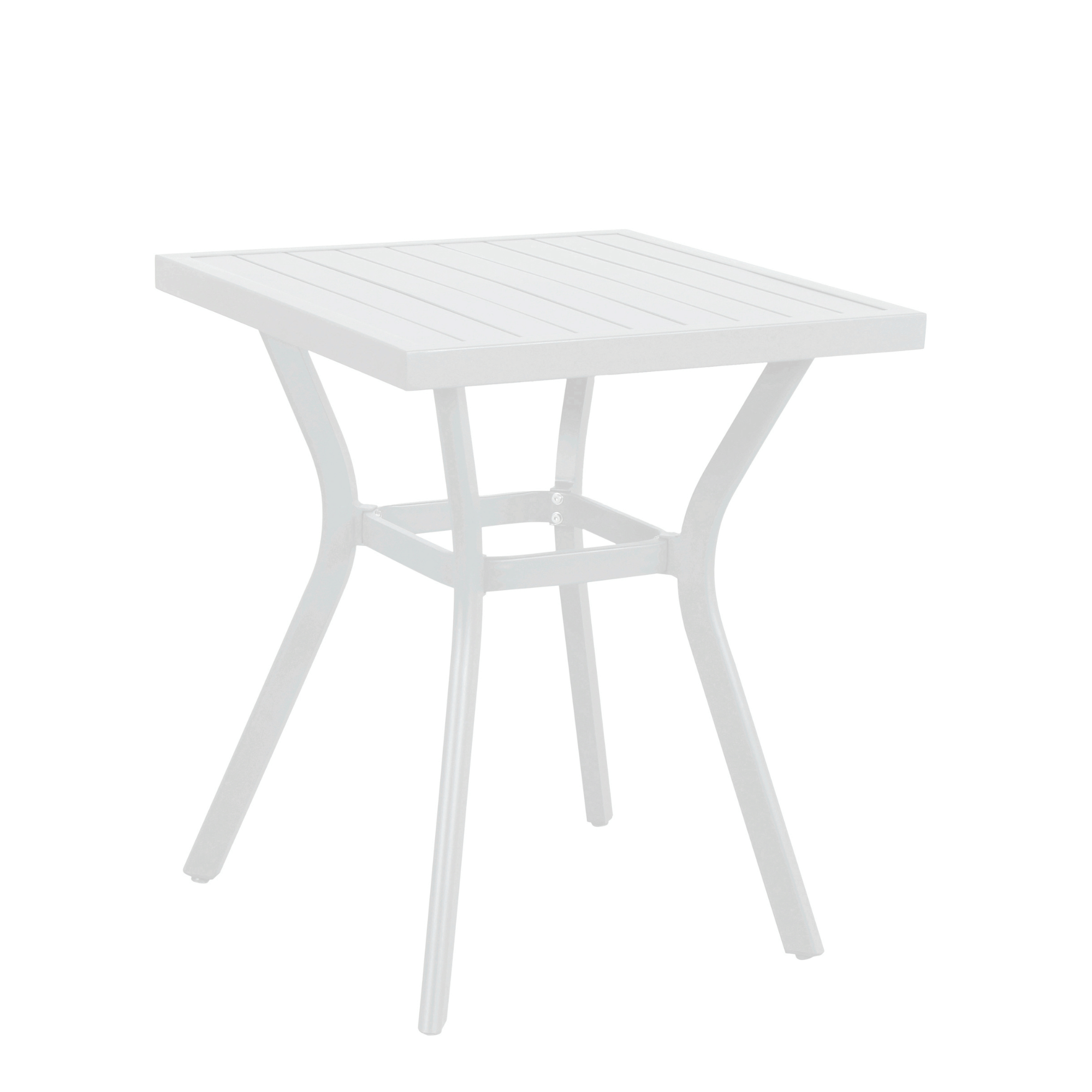 Daffodil Outdoor Bistro Dining Table - white