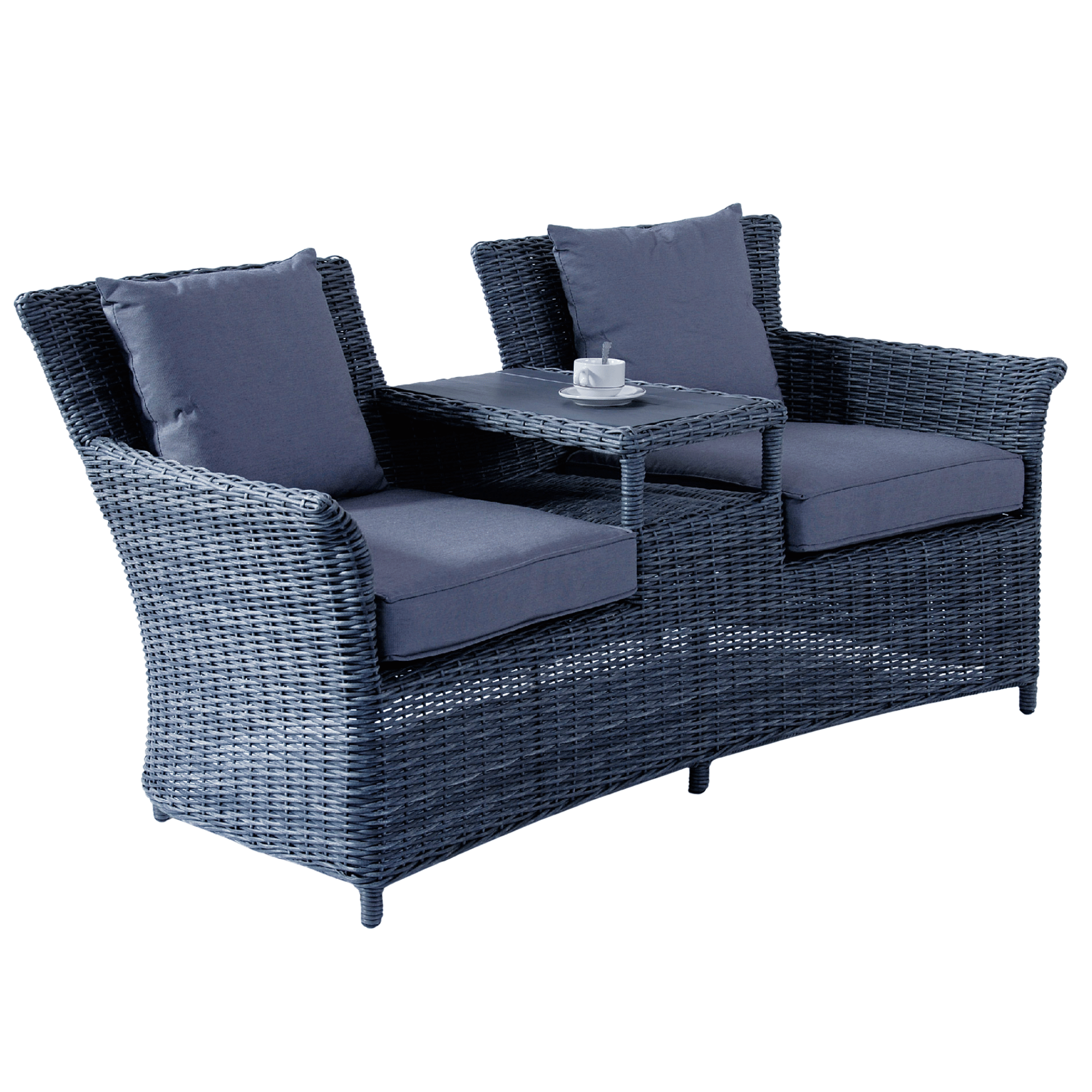 Miami Jack & Jill Castle Grey Wicker