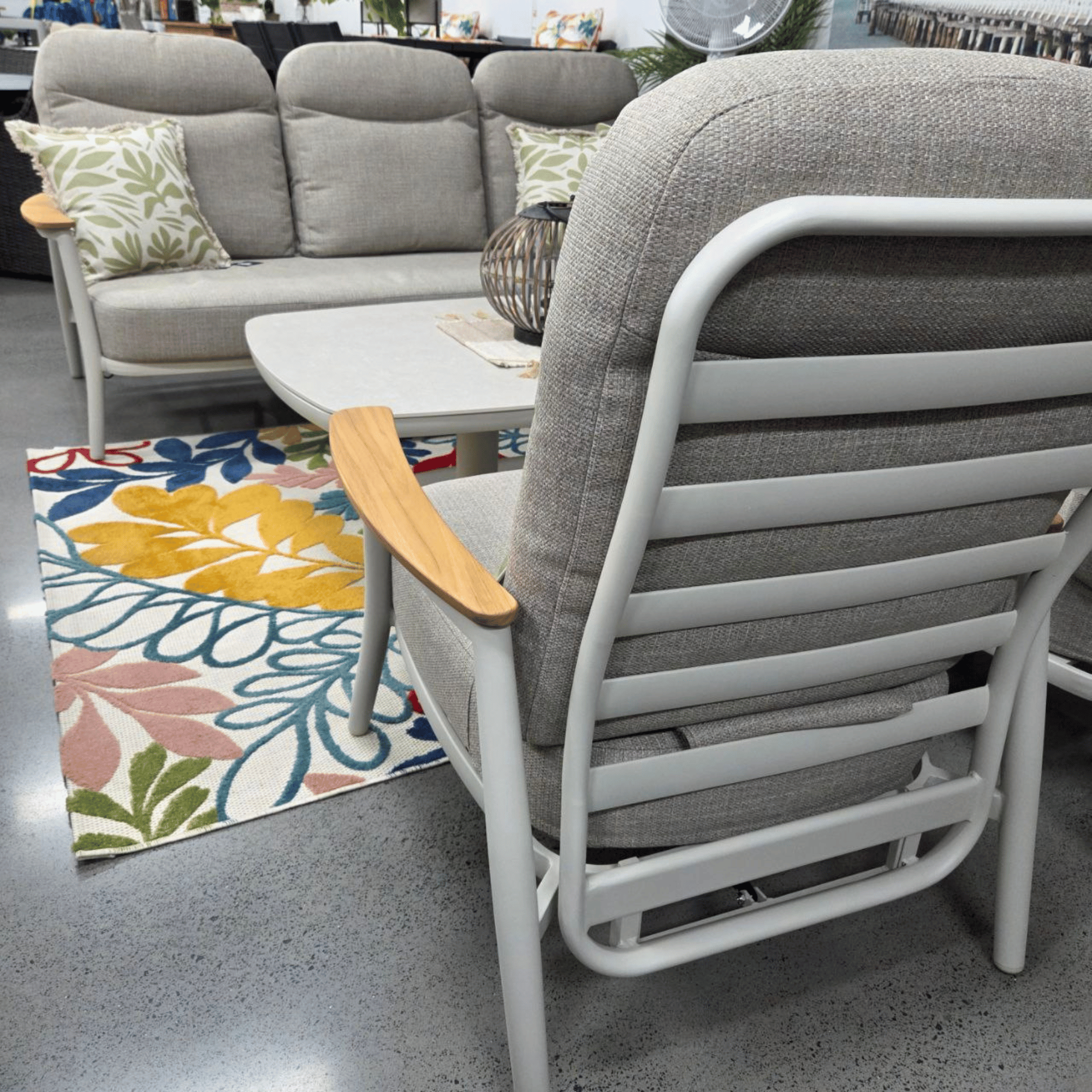 Lennox 4-piece Reclining Outdoor Lounge Setting