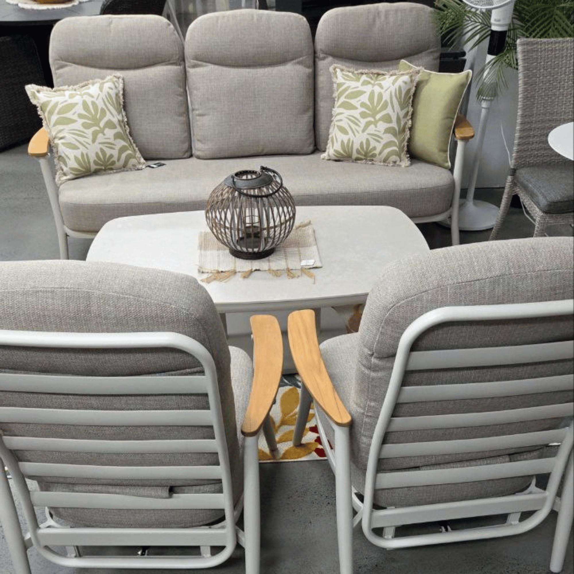 Lennox 4-piece Reclining Outdoor Lounge Setting