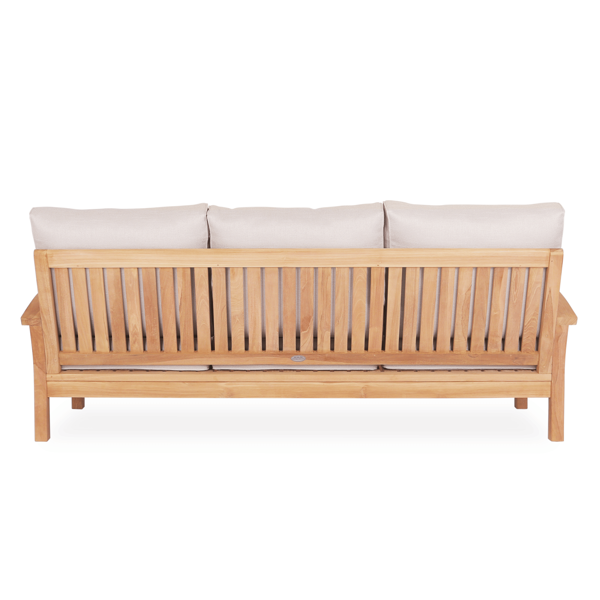 Lombok 3 Seater Lounge Chair - Wheat Fabric