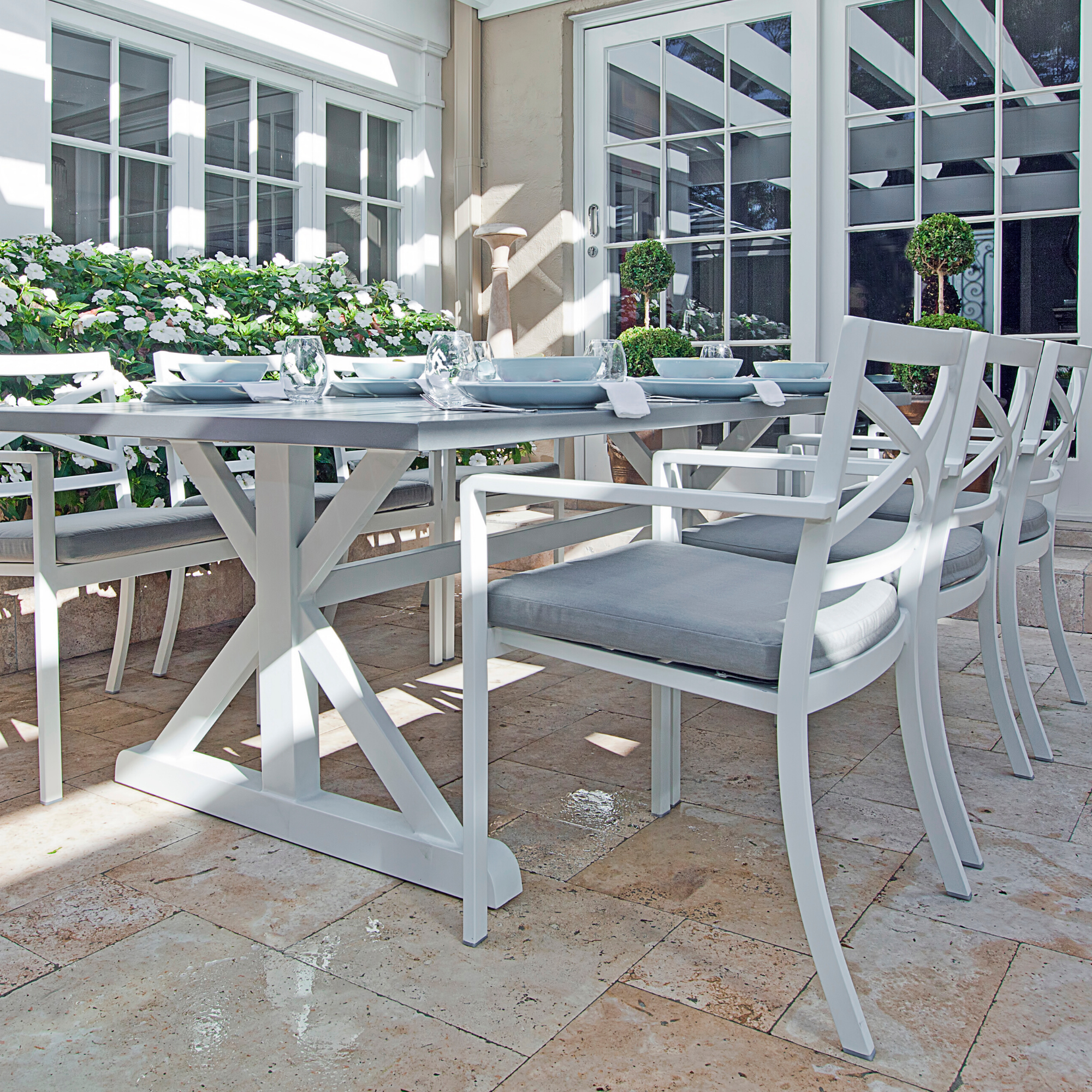 Baroque "Hamptons" Outdoor Dining Chair