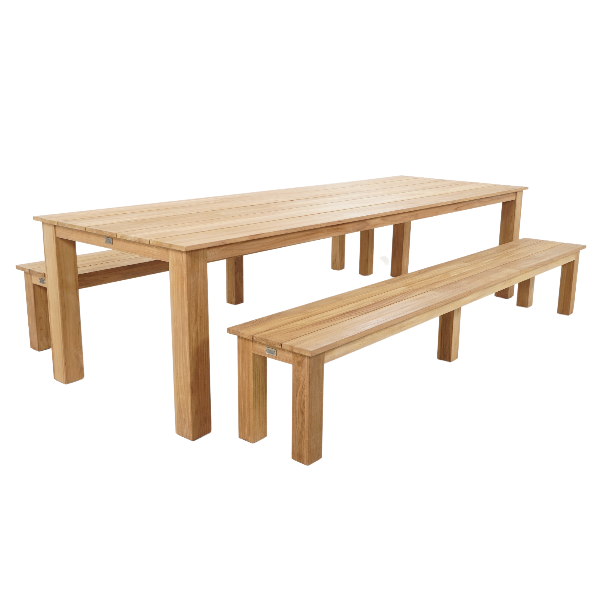 Brooklyn 300cm Table and Brooklyn Bench 3-piece Outdoor Dining Setting