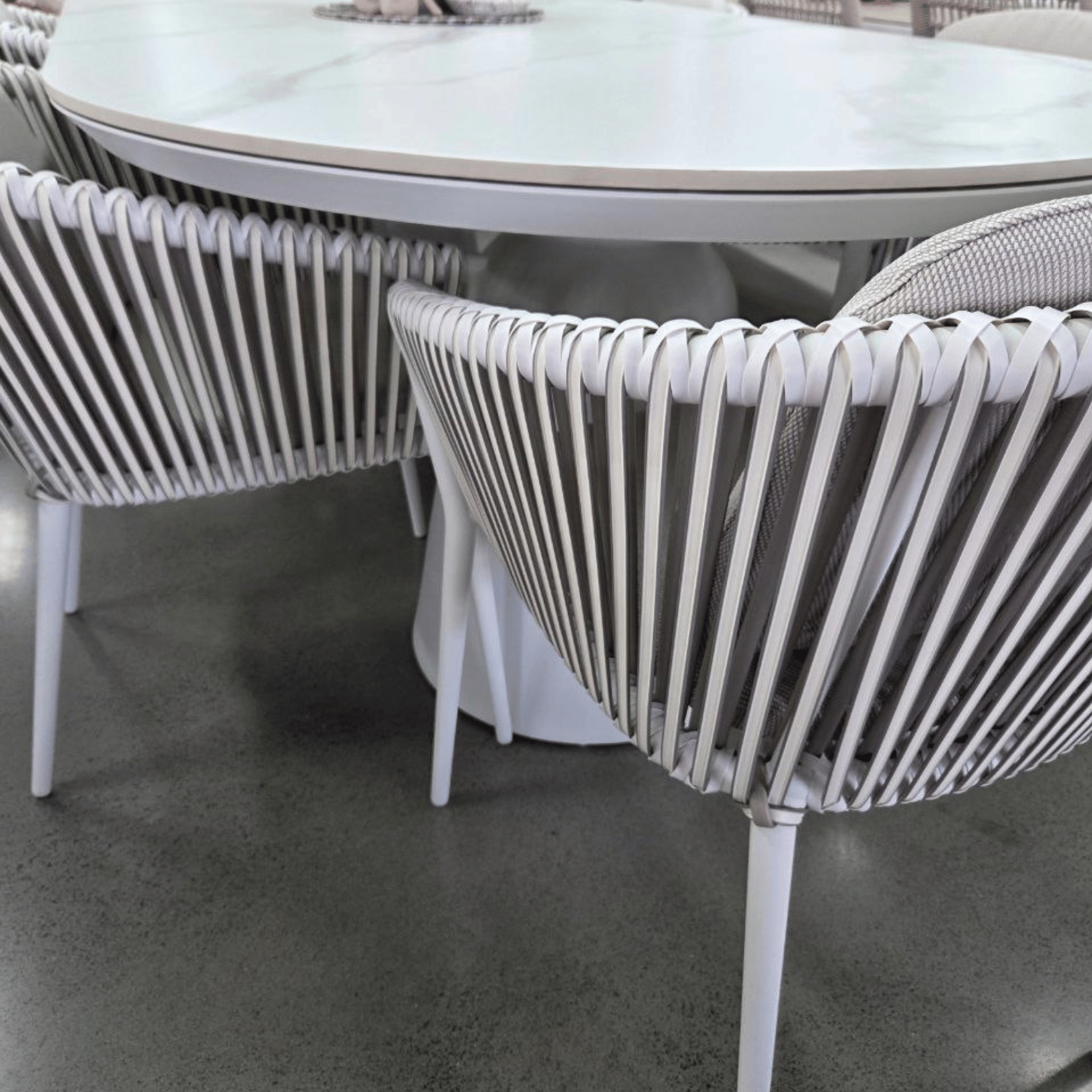 Ponte & Artemis 240x110cm 7pce Dining Setting