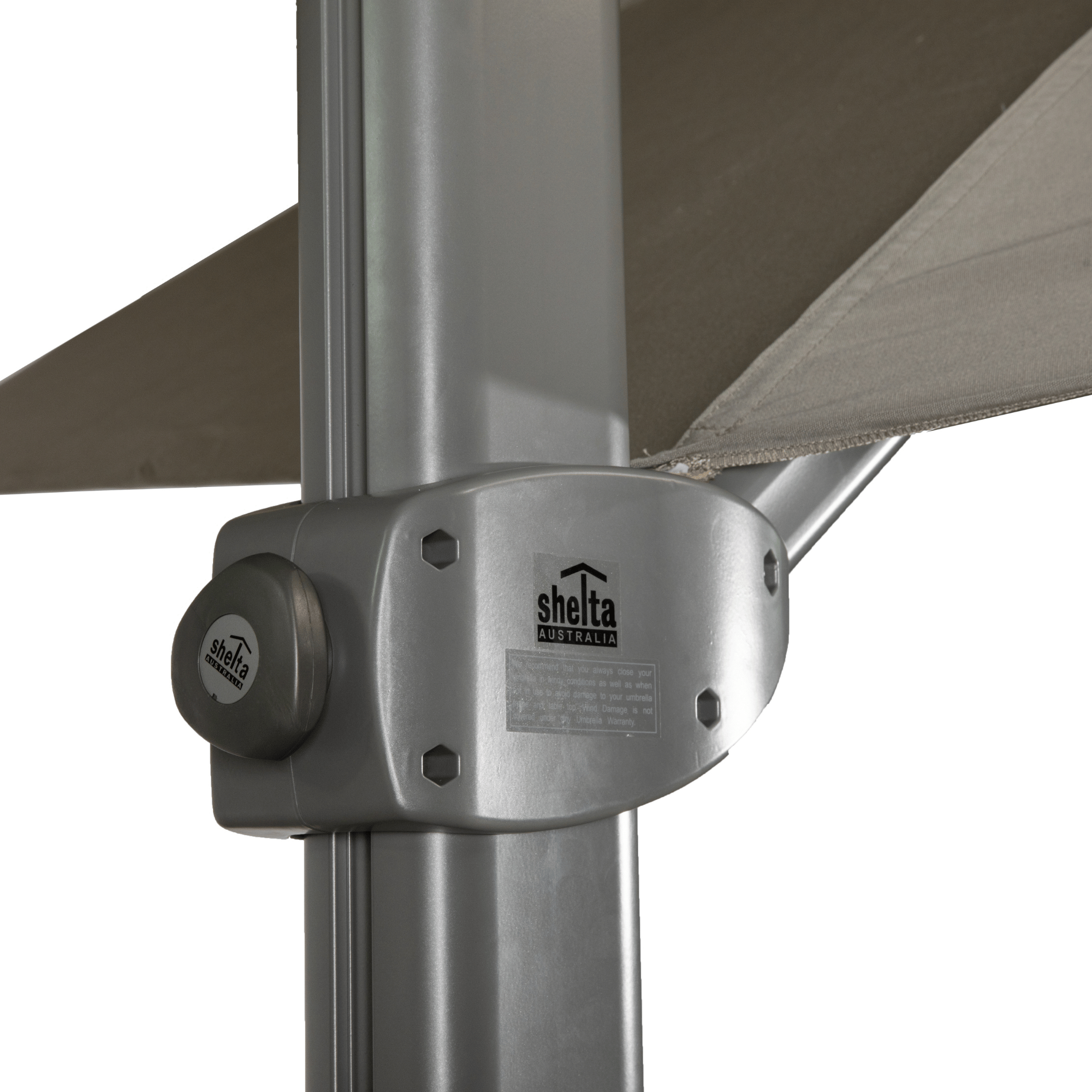 Asta 350cm Square Cantilever Umbrella - Wind-rated to 60kms