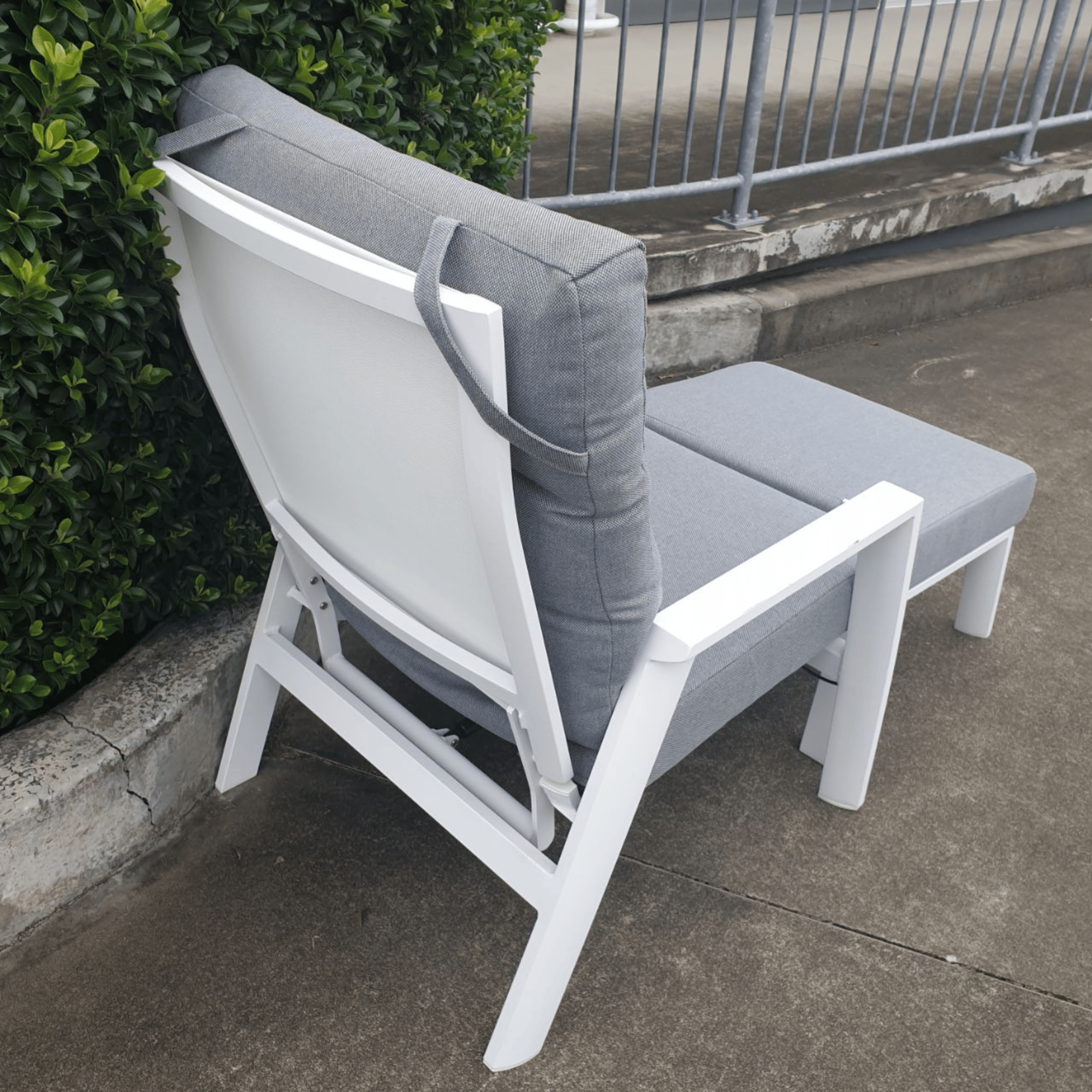 Ballina Outdoor Recliner Chair with Footstool