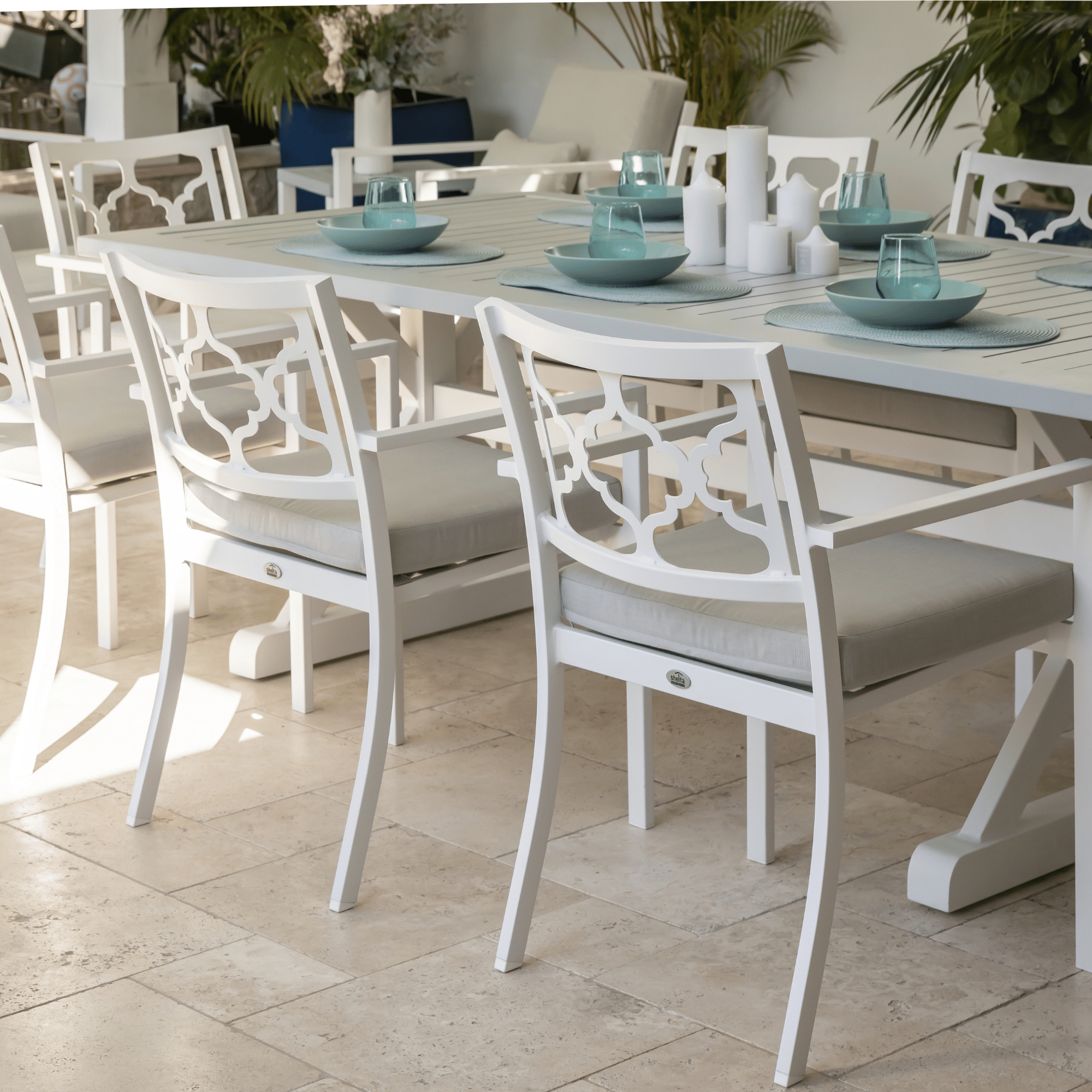 Chesapeake Outdoor Dining Chair - White