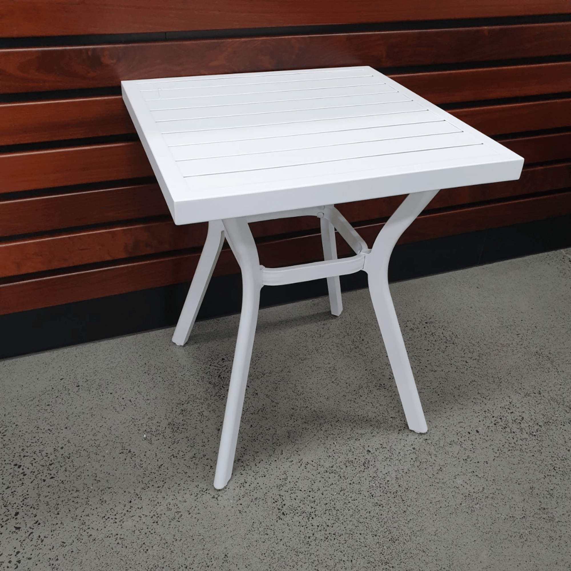 Daffodil Outdoor Bistro Dining Table - white