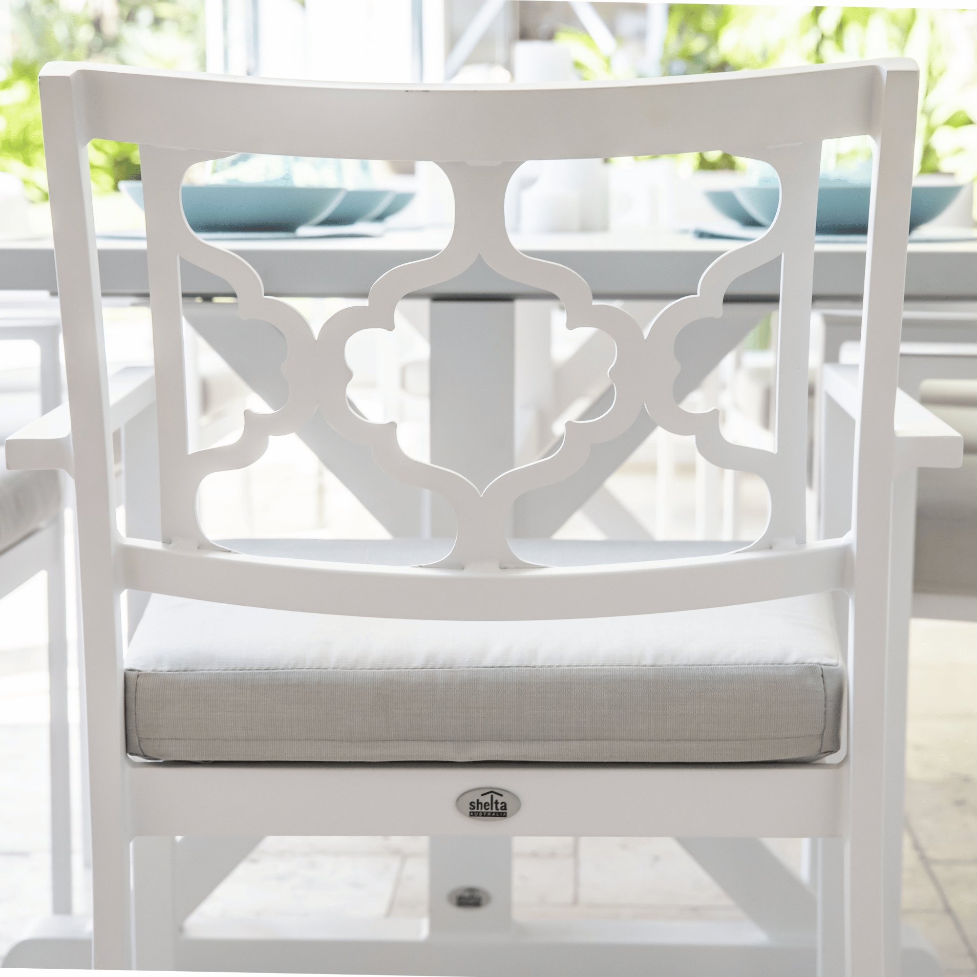 Chesapeake Outdoor Bar Chair - White