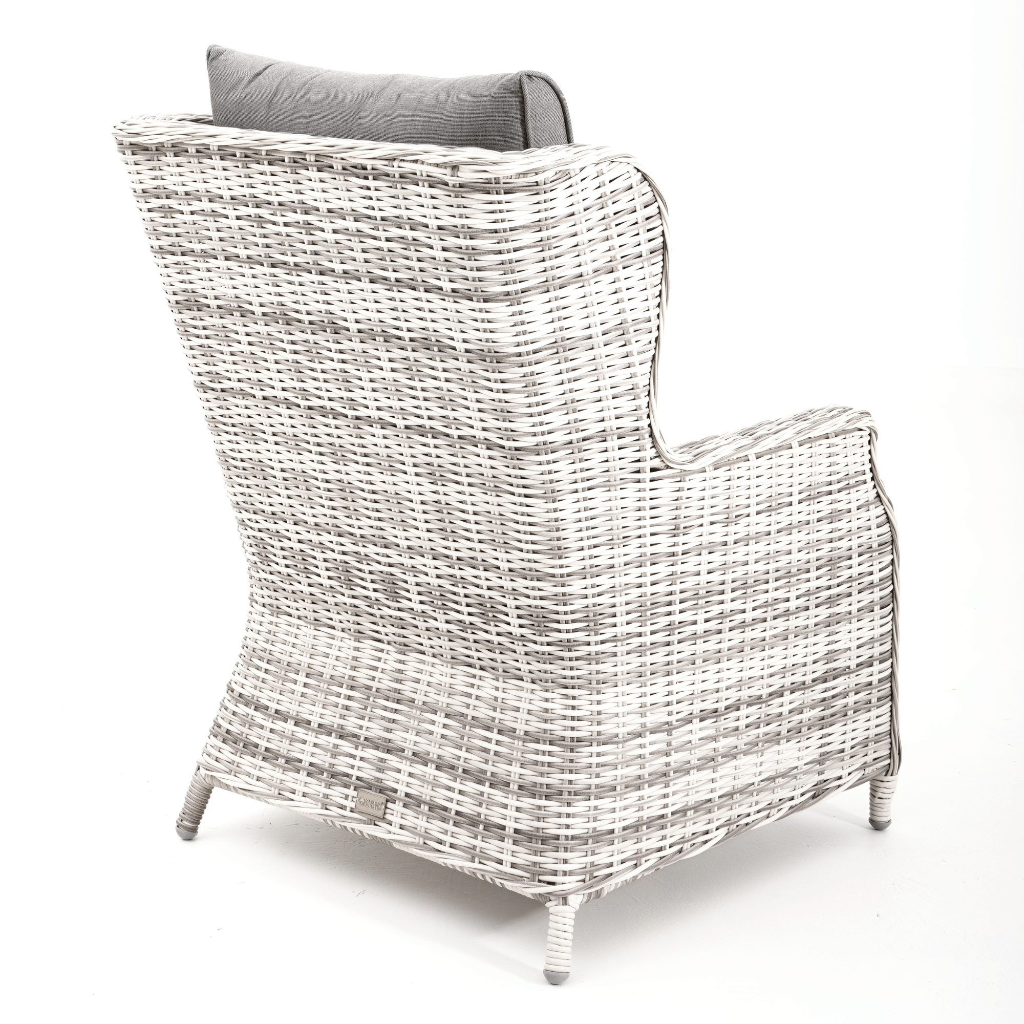 Anglesea 4-piece Wicker Outdoor Lounge Set - Zen White Wicker