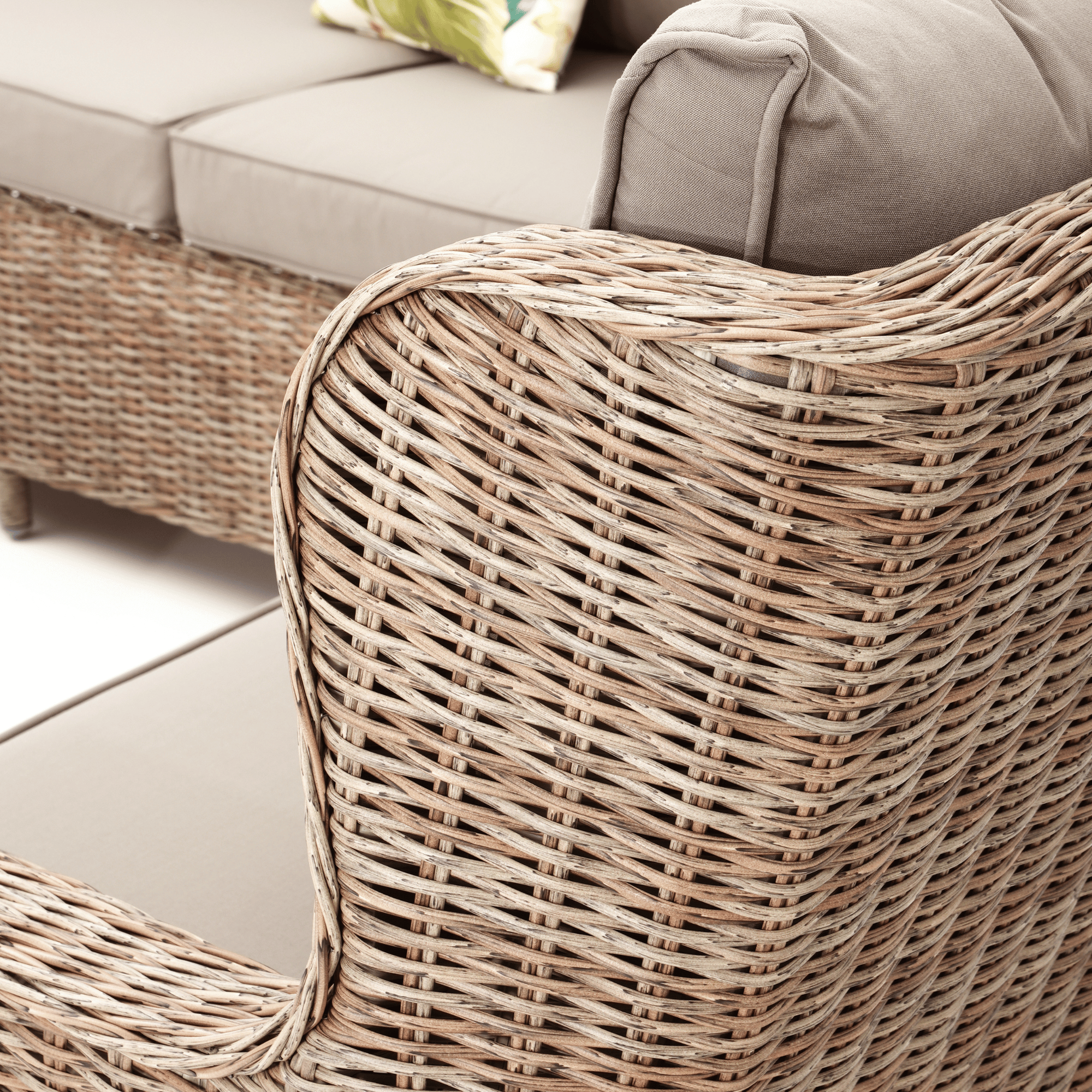 Anglesea 4-piece Wicker Outdoor Lounge Set - Marina Wicker