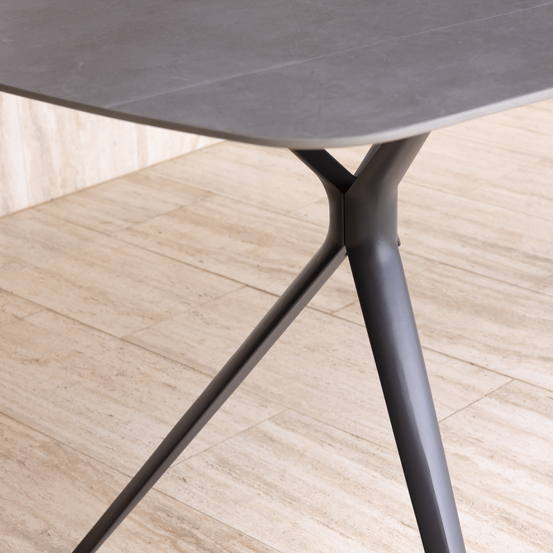 Amalfi 180cm table with Artemis Peapod - 5 piece outdoor setting