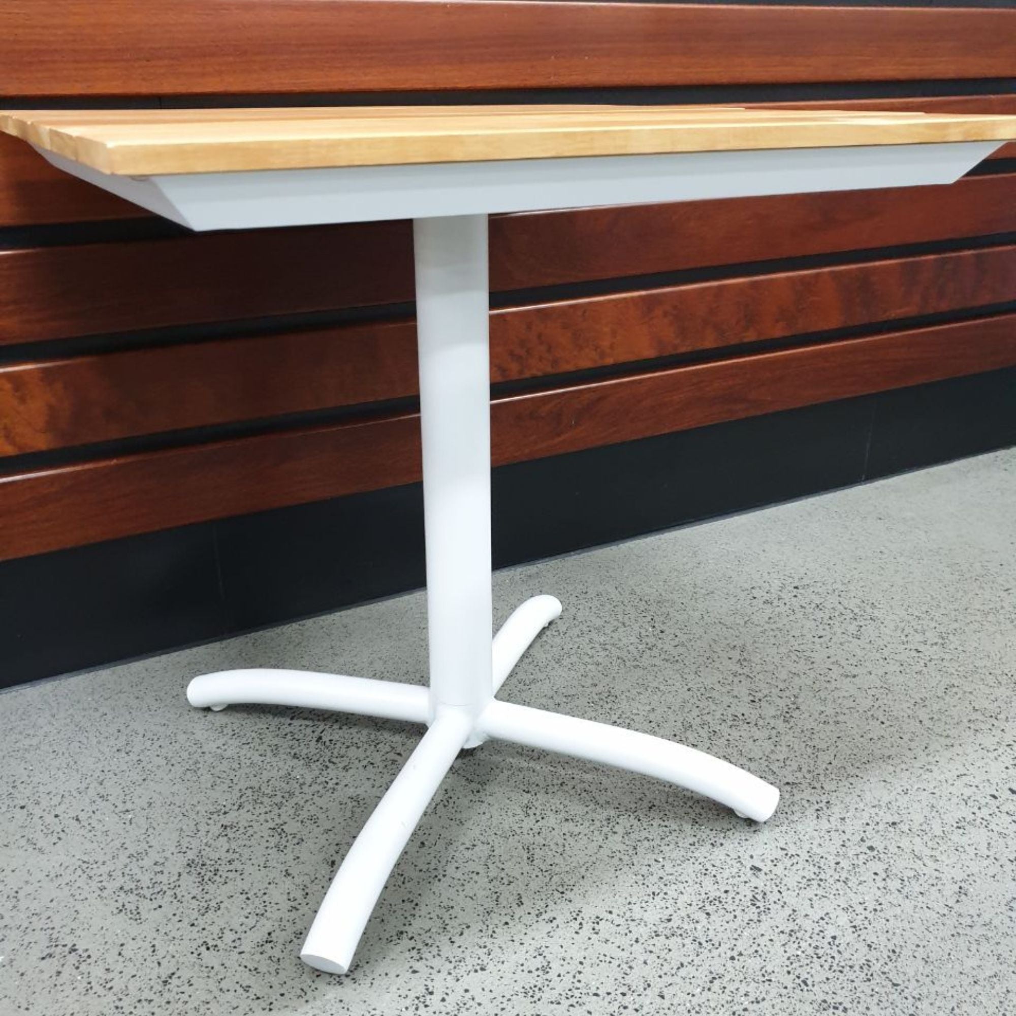 Aurora 60cm Square Side Table - White