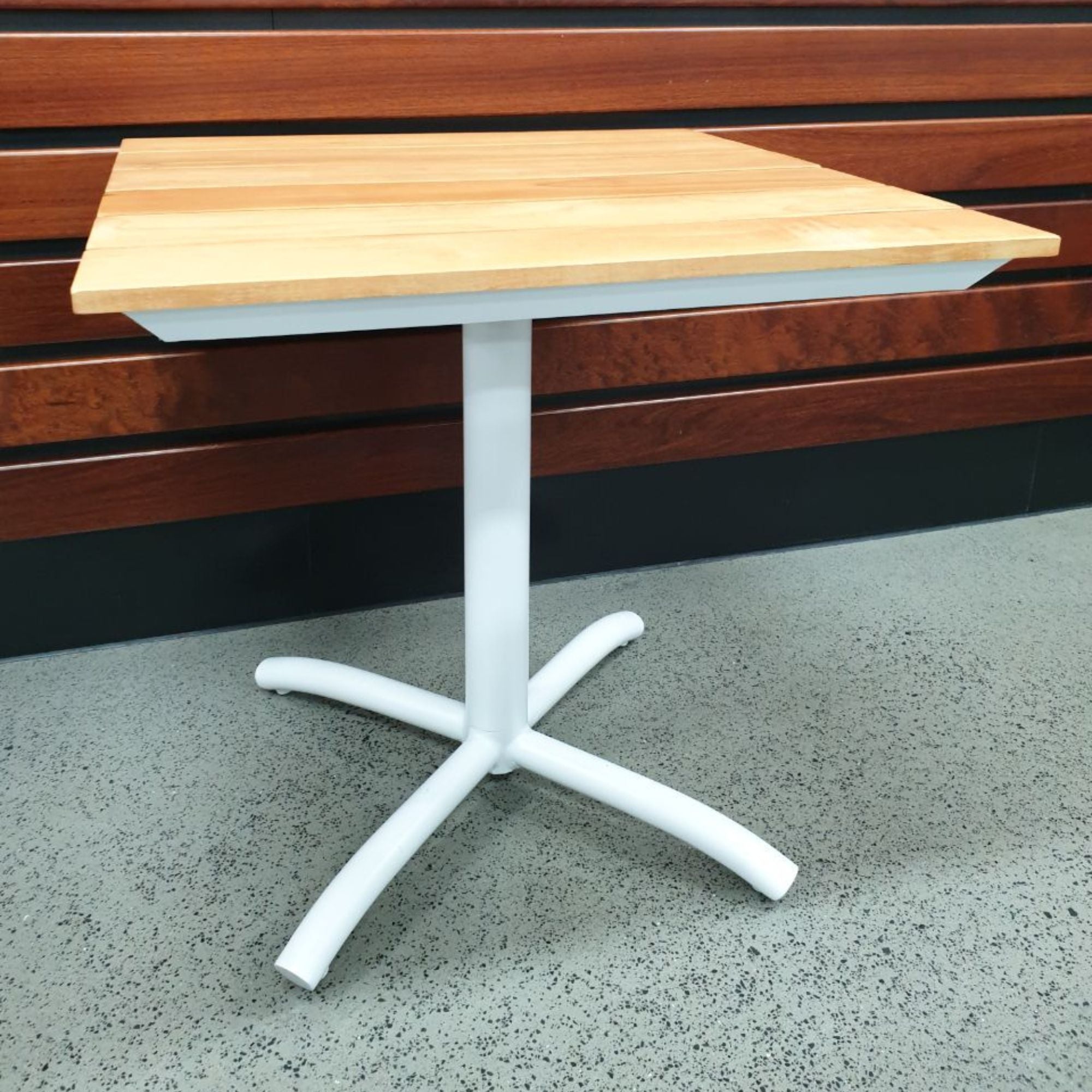 Aurora 60cm Square Side Table - White