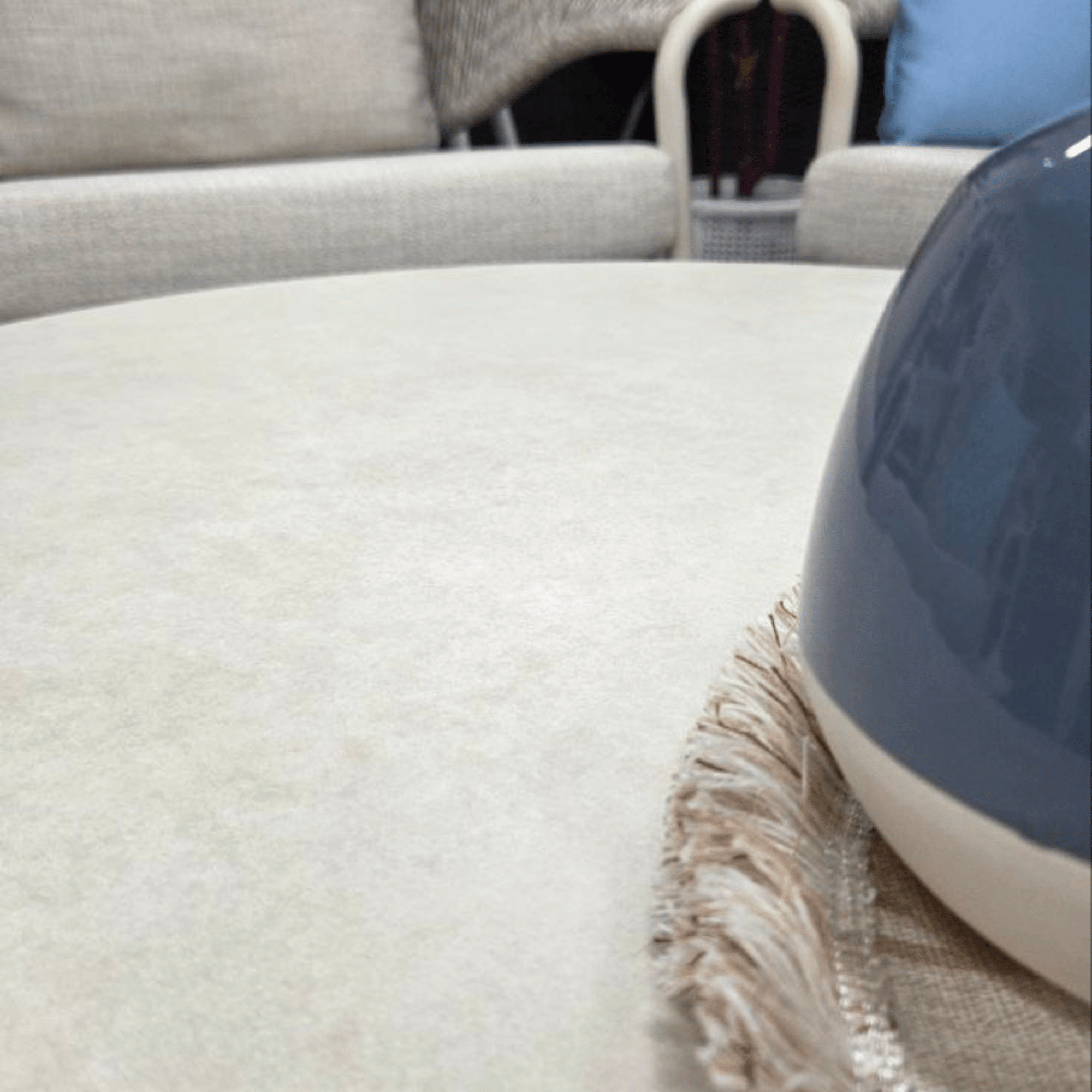 Celia 4 piece Outdoor Lounge Setting - Ivory / Dove Grey