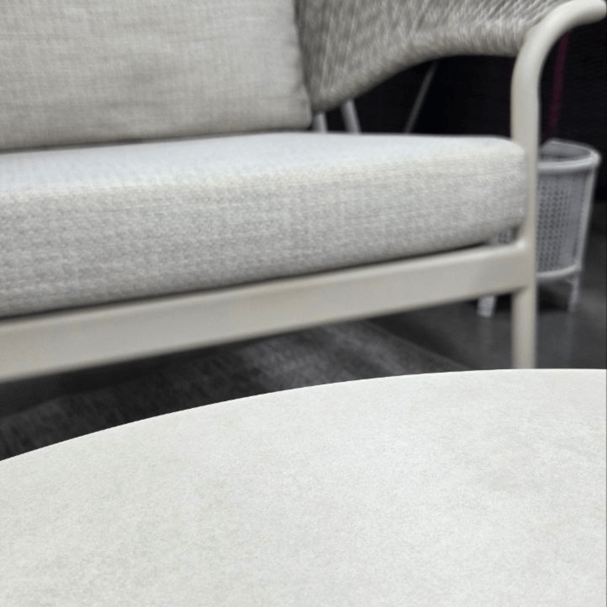 Celia 4 piece Outdoor Lounge Setting - Ivory / Dove Grey