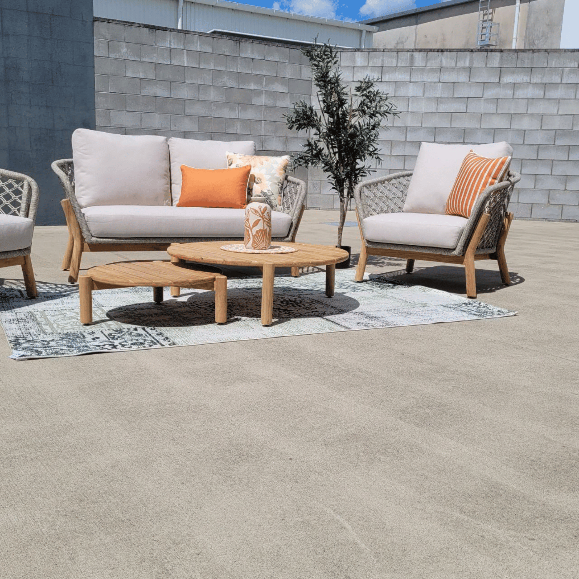 Como 5-piece Outdoor Lounge Setting