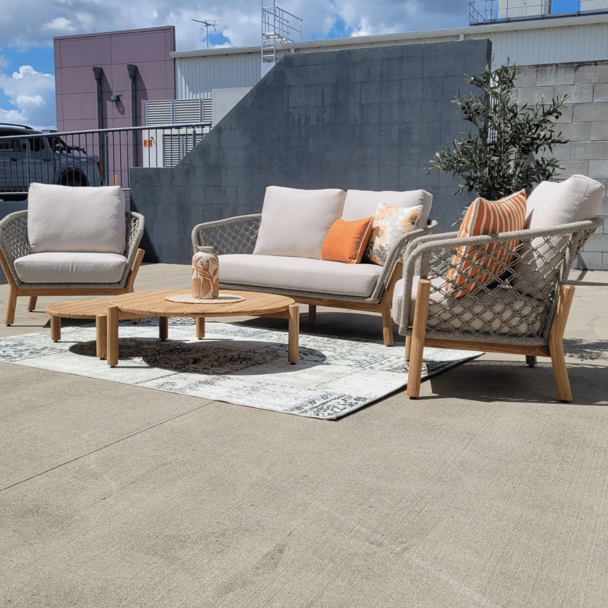 Como 5-piece Outdoor Lounge Setting