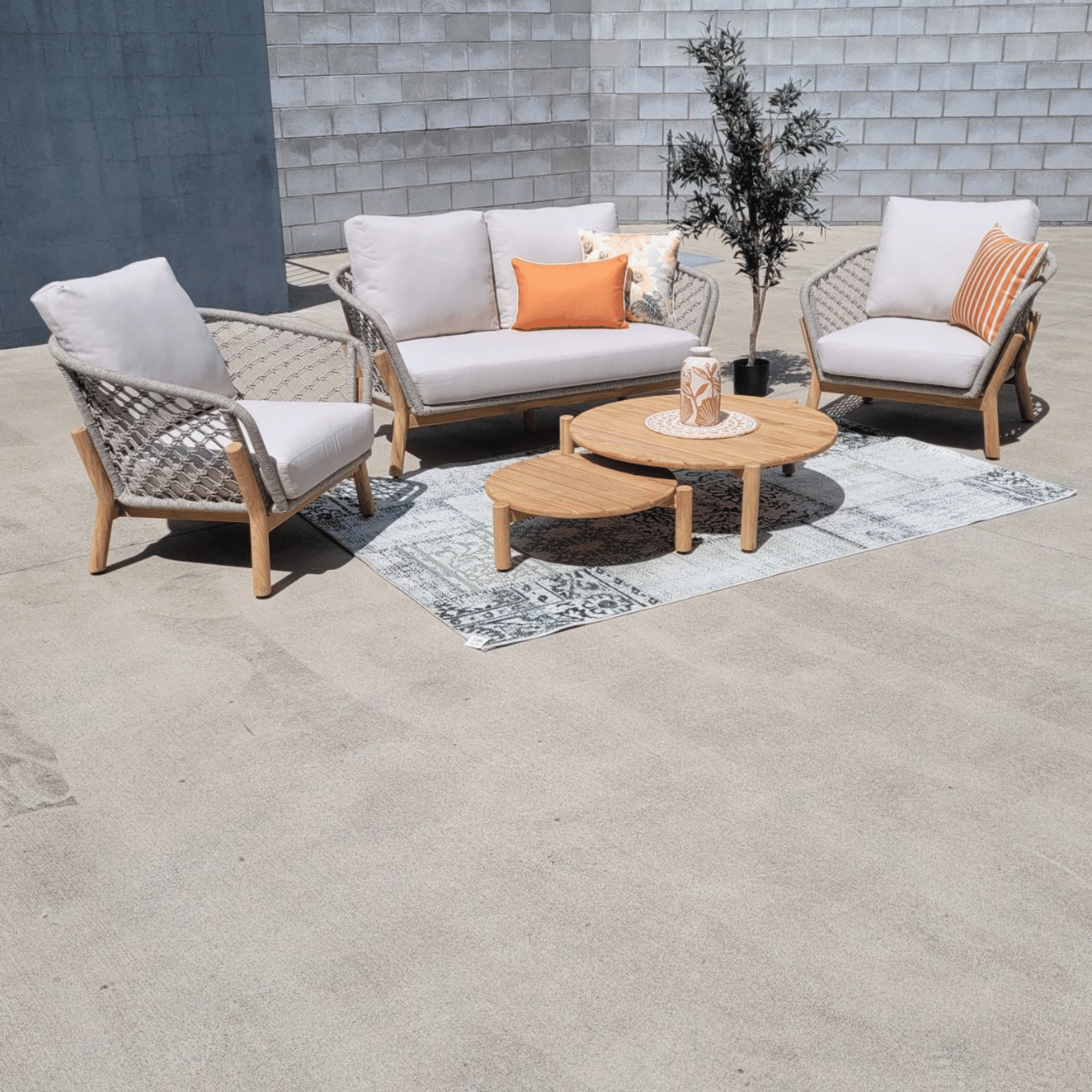 Como 5-piece Outdoor Lounge Setting
