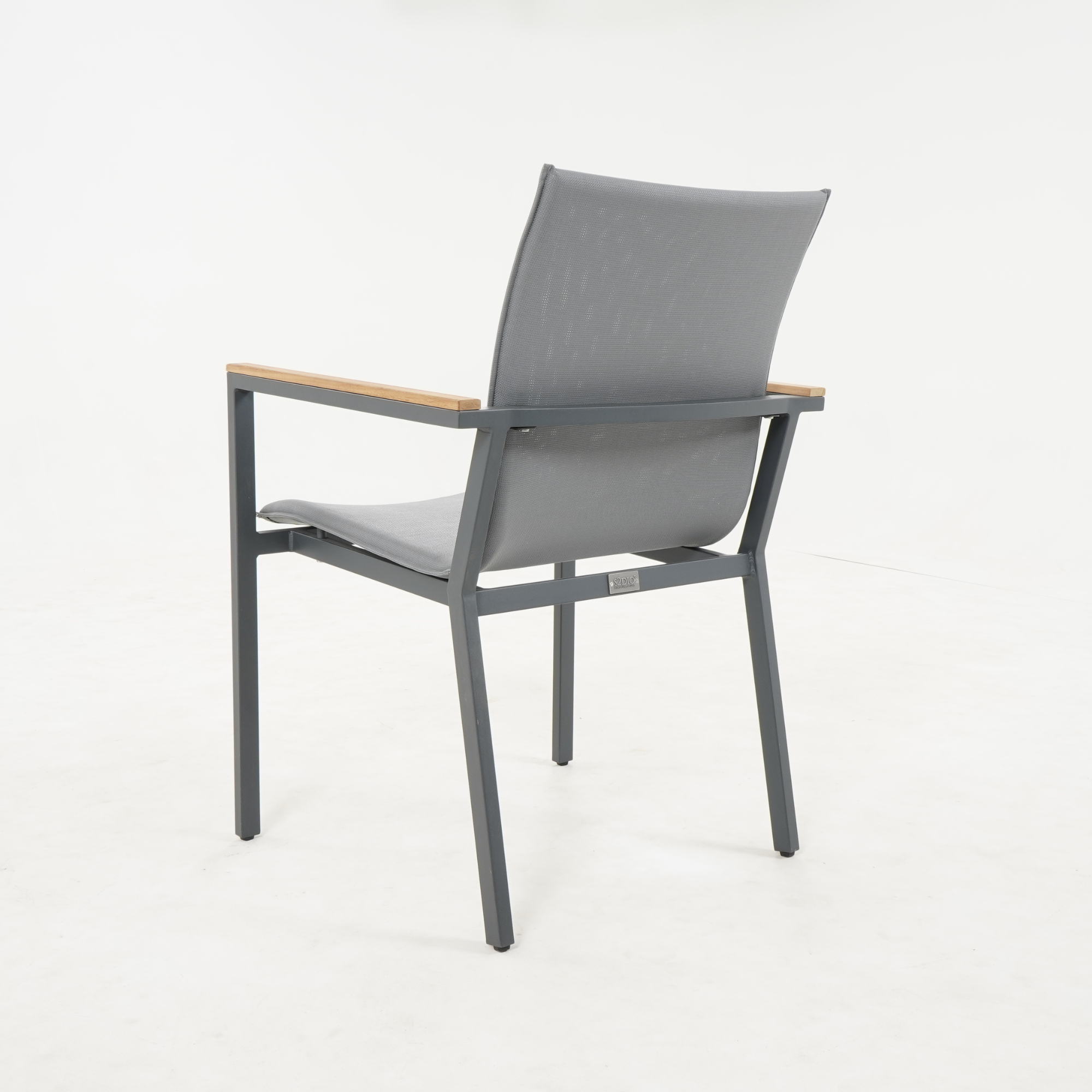 Cortez Outdoor Dining Chair - matt grey frame