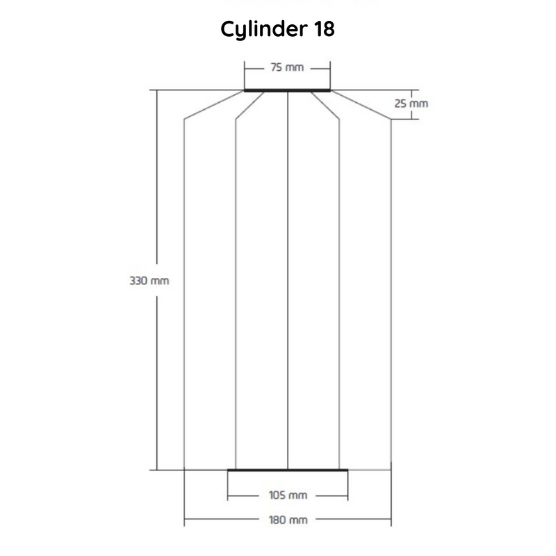 Mandela Cylinder 18 - Solar Lantern - Petrol - Lumiz