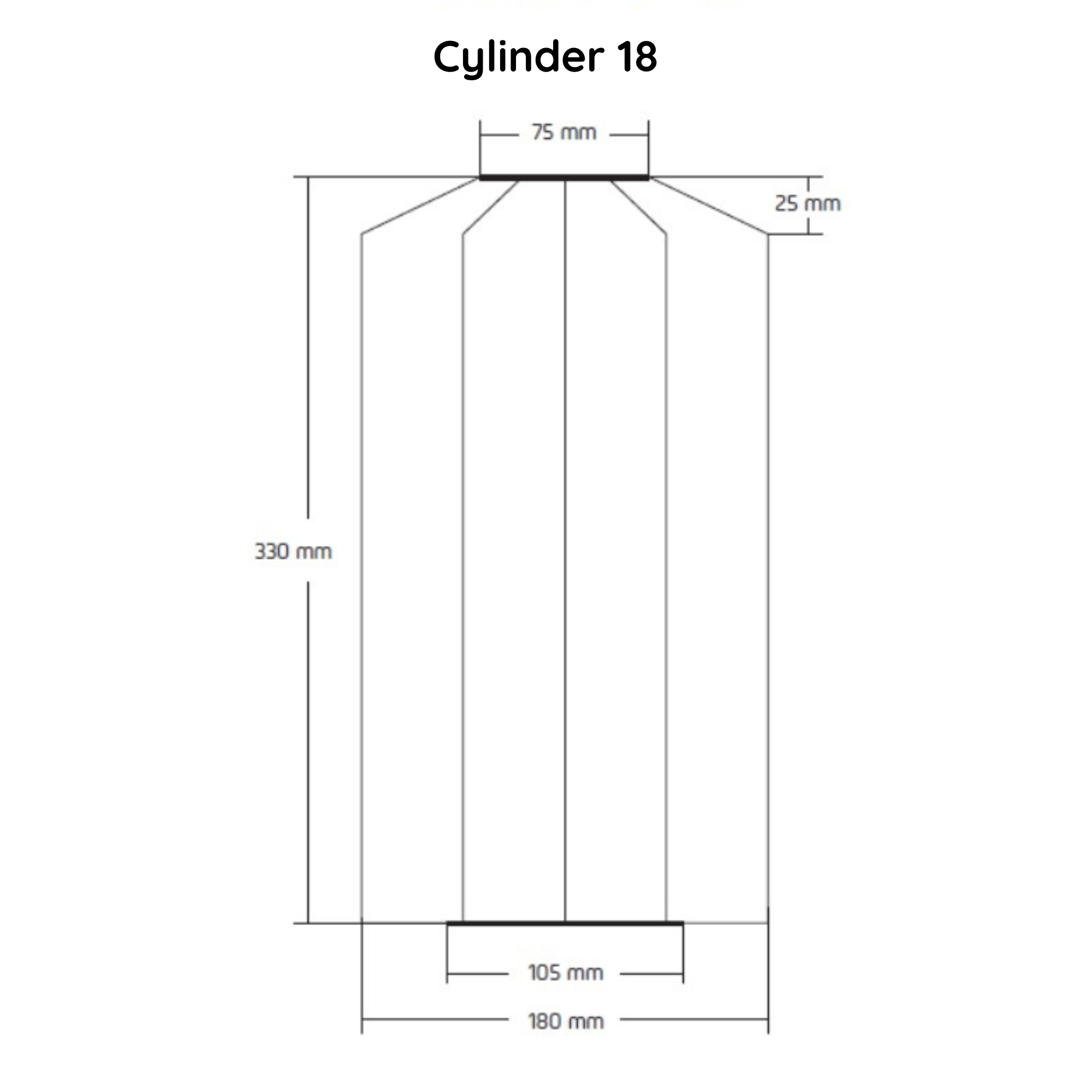 Occult Cylinder 18 - Solar Lantern - Silver - Lumiz