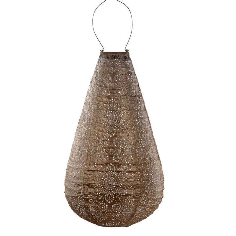 Fiore Drop 28 - Solar Lantern - Gold - Lumiz