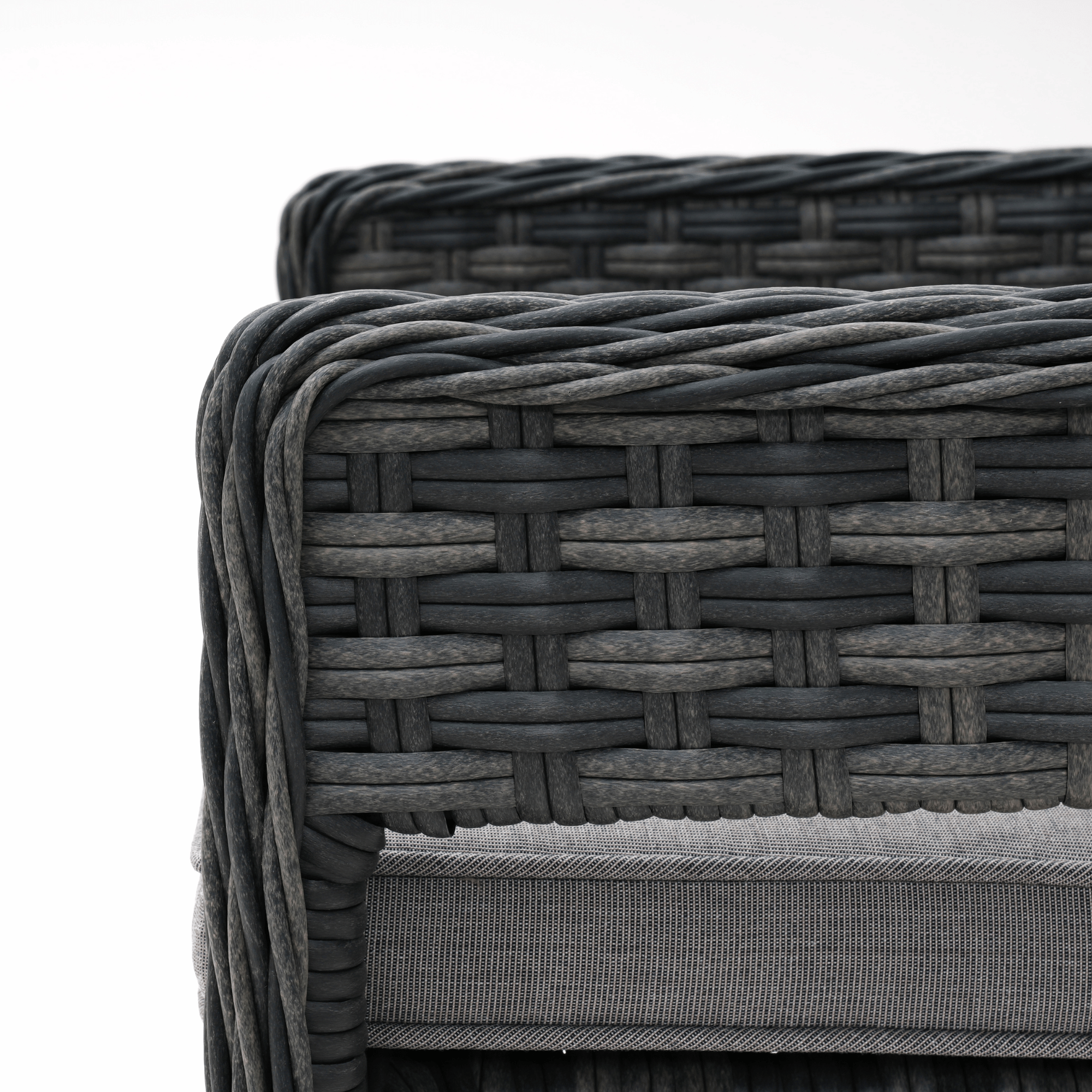 Fremont 7-piece Wicker Outdoor Dining Setting - Castle Grey