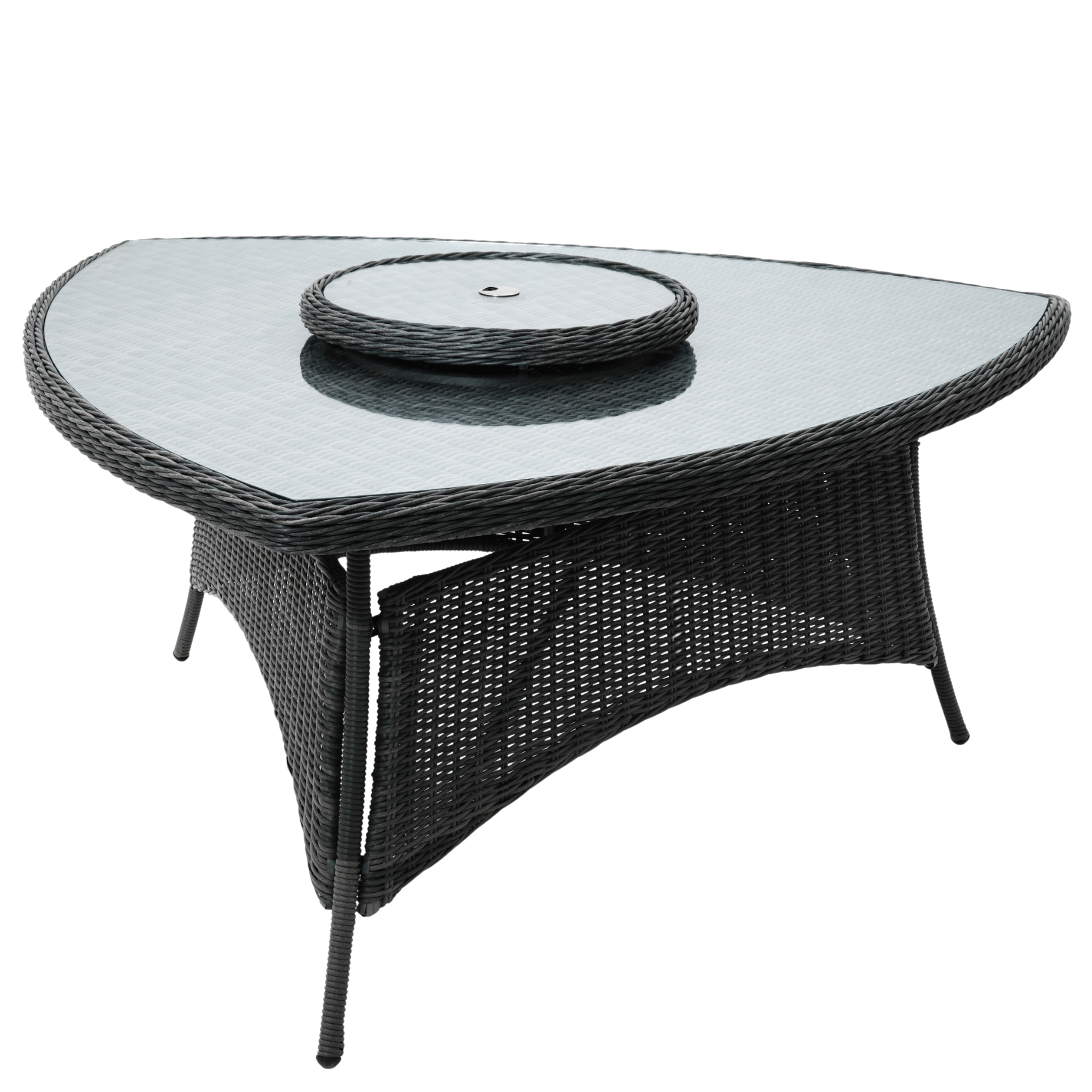 Fremont 7-piece Wicker Outdoor Dining Setting - Castle Grey