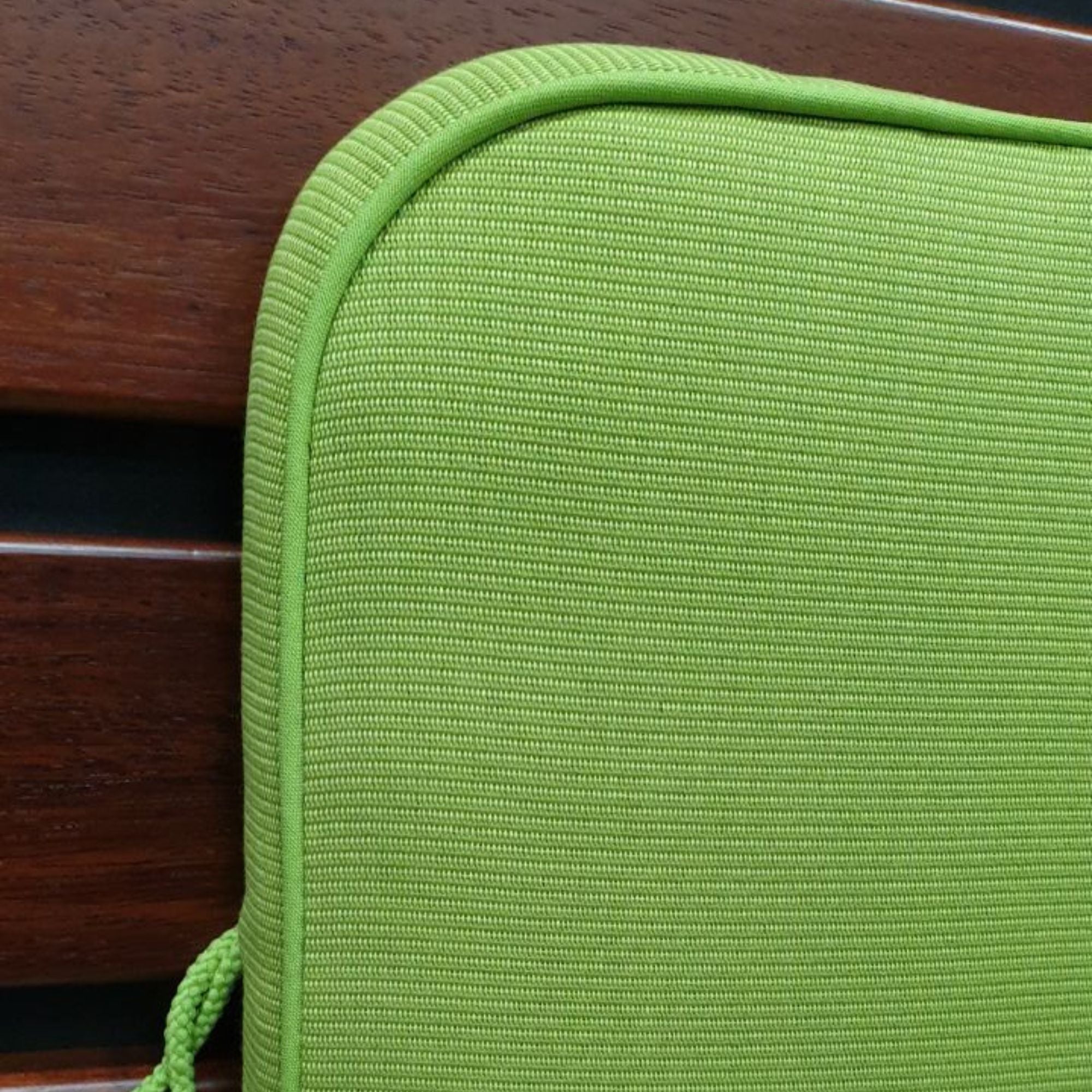Good Living Global Lowback Chair Cushion - Kiwi Green