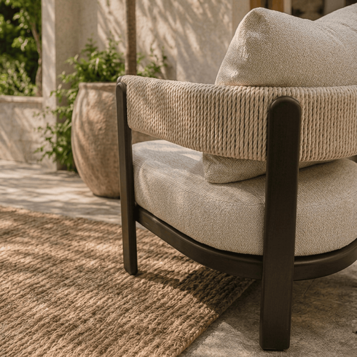 Harbour 4pce lounge Umbria beige boucle