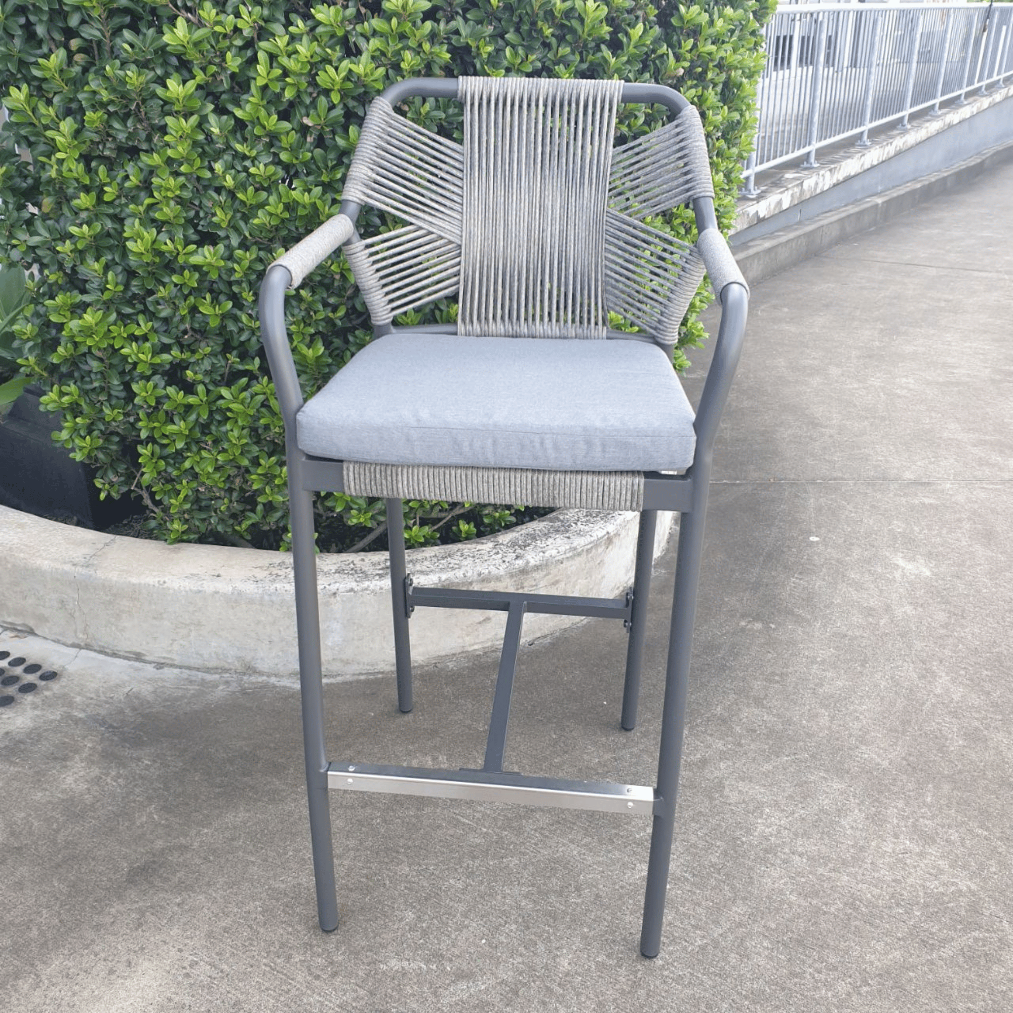 Havana Bar Chair - Charcoal